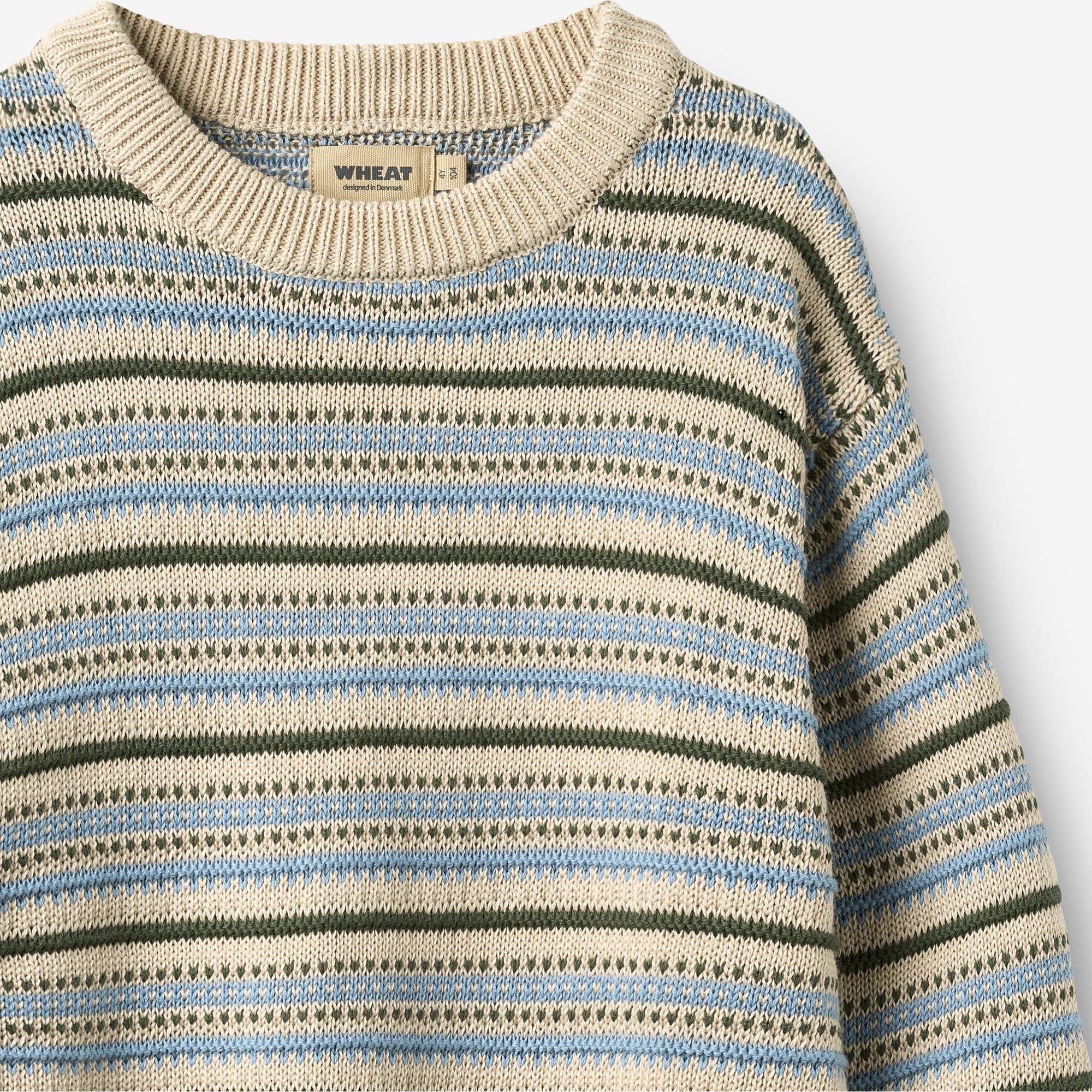 wheat-harlow-jacquard-pullover-offwhite-bio-baumwolle-kinder image 3