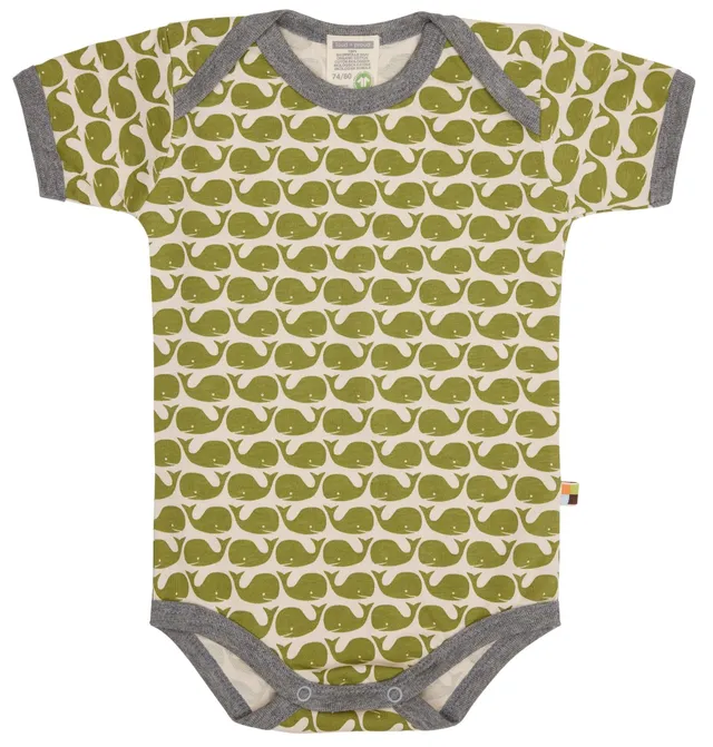 loud-proud-classics-body-wale-babybody-kurzarm-moos-bio image 1