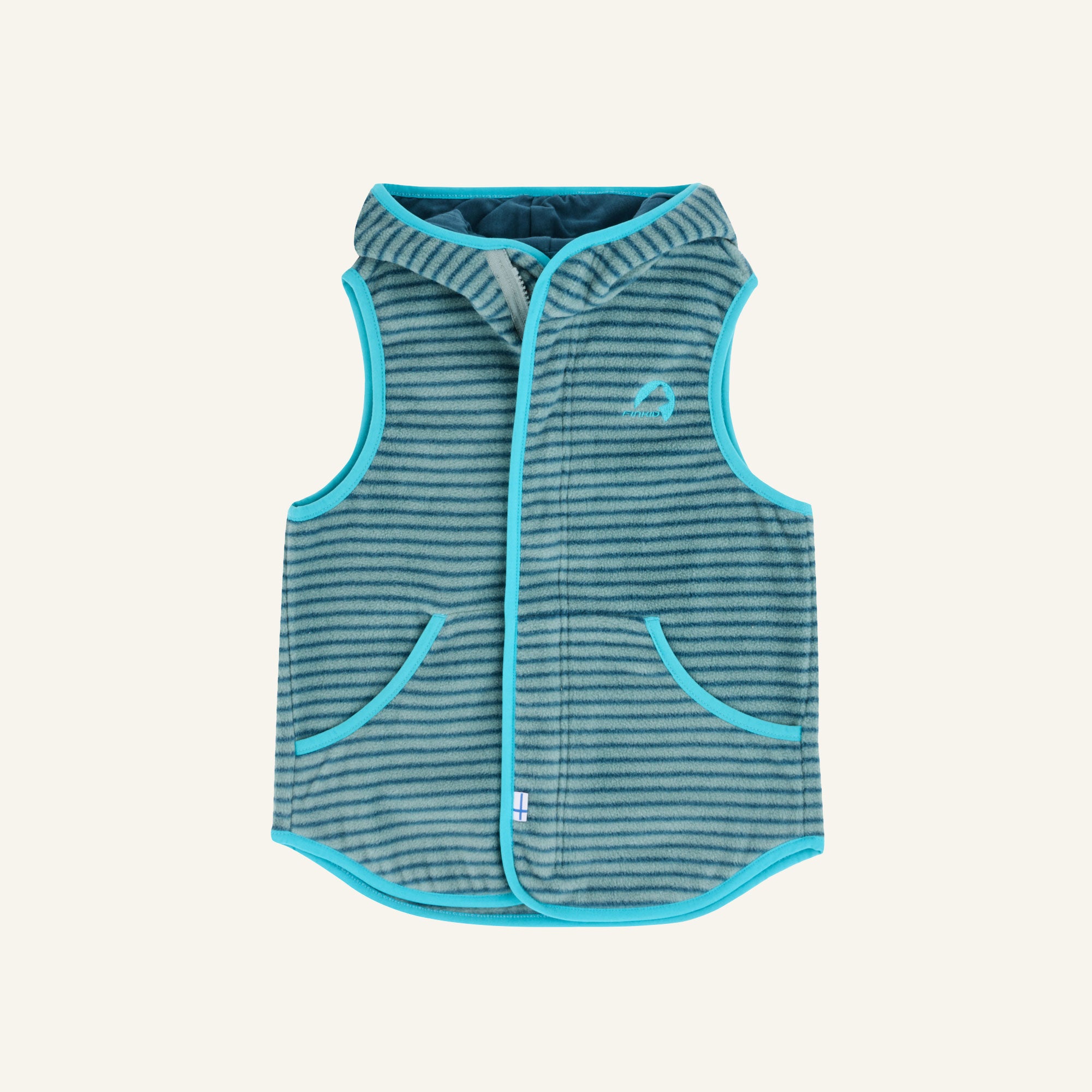 finkid-husky-onni-sport-fleeceweste-deep-water-lava-100-110 image 1
