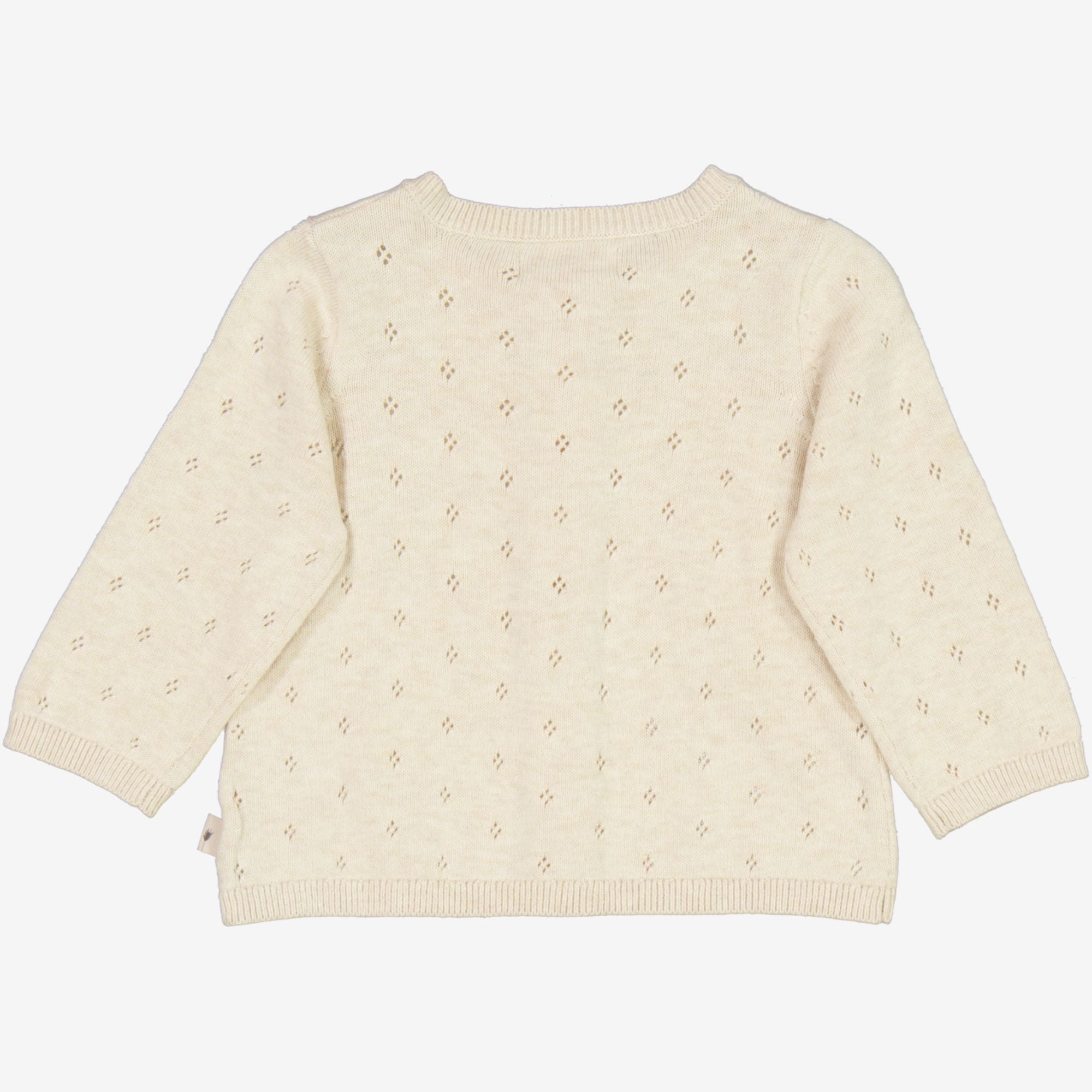 wheat-maia-baby-strickjacke-cloud-melange-bio-baumwolle image 2