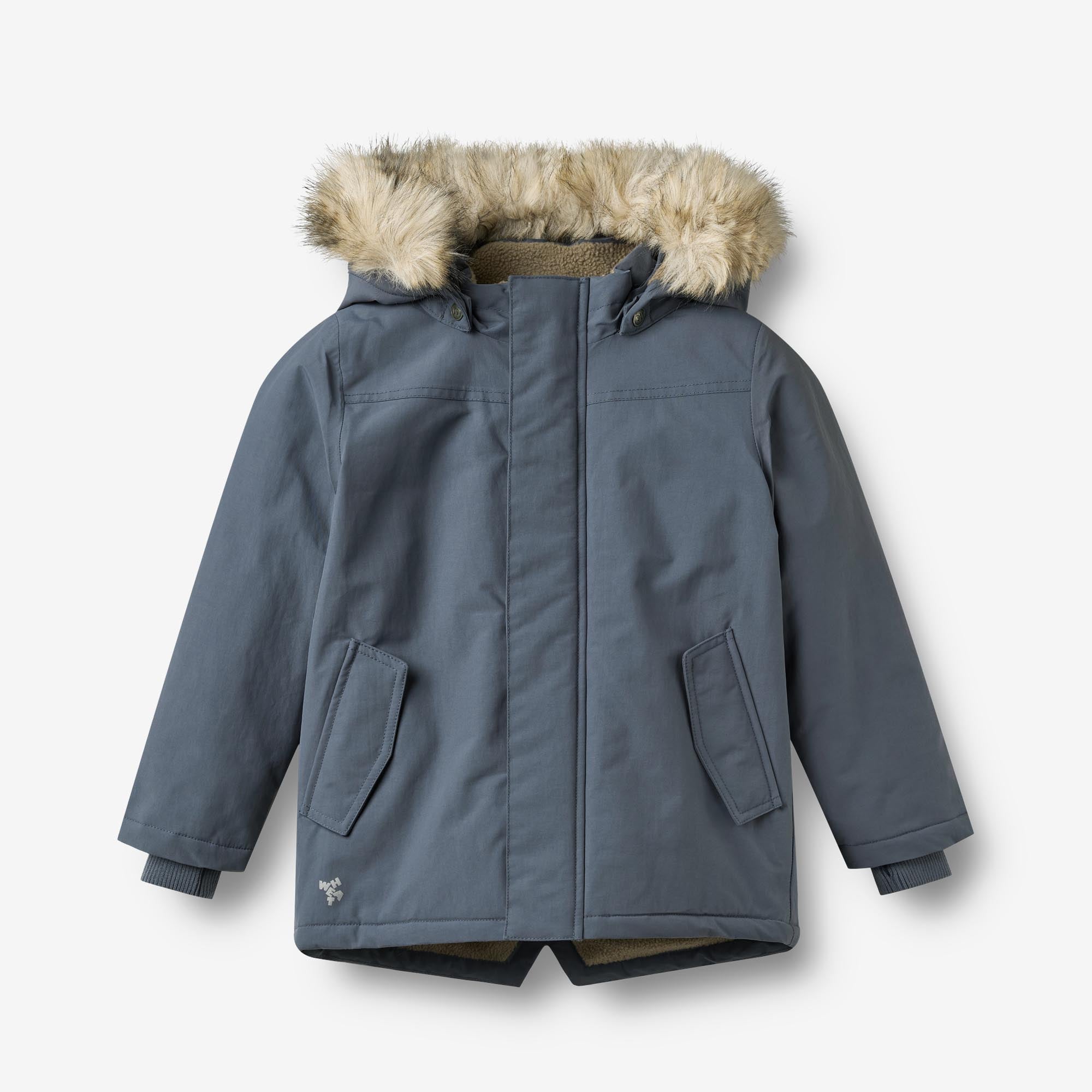 wheat-kasper-jacket-winterjacke-greyblue-recycling-nylon image 1