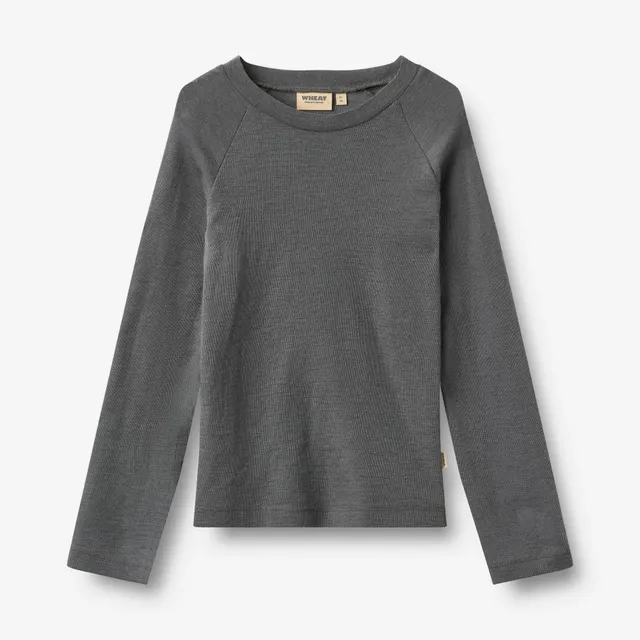 wheat-maane-baselayer-shirt-dark-charcoal-merinowolle image 1