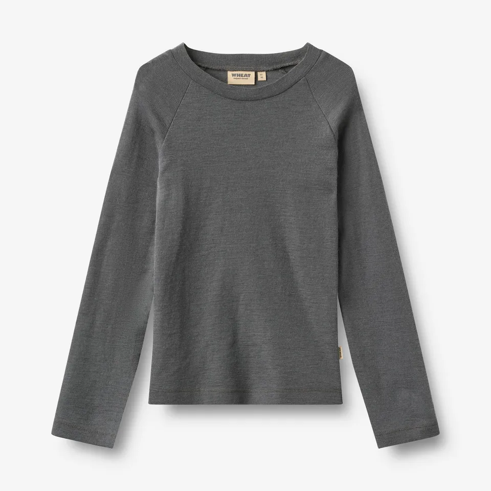 wheat-maane-baselayer-shirt-dark-charcoal-merinowolle image 1