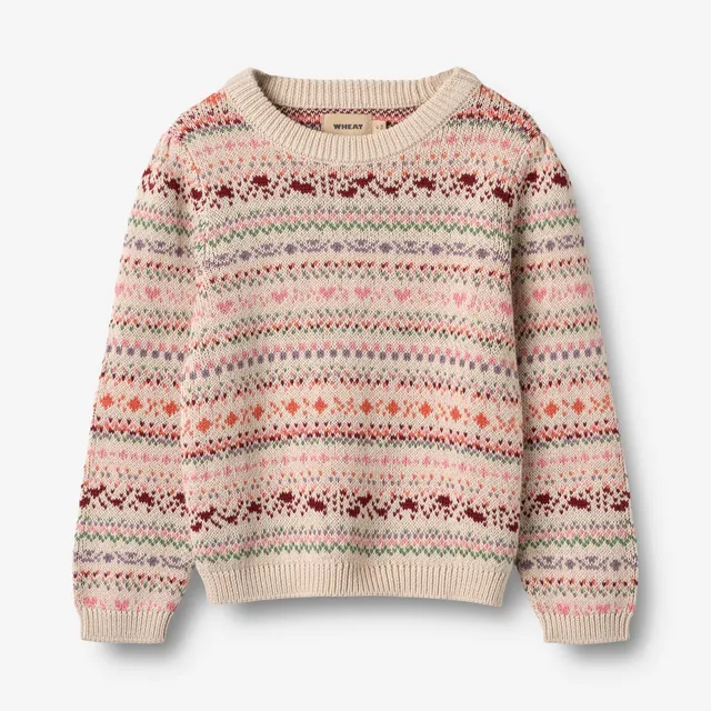 wheat-clothing-olga-pullover-multi-jacquard-bio-baumwolle image 1