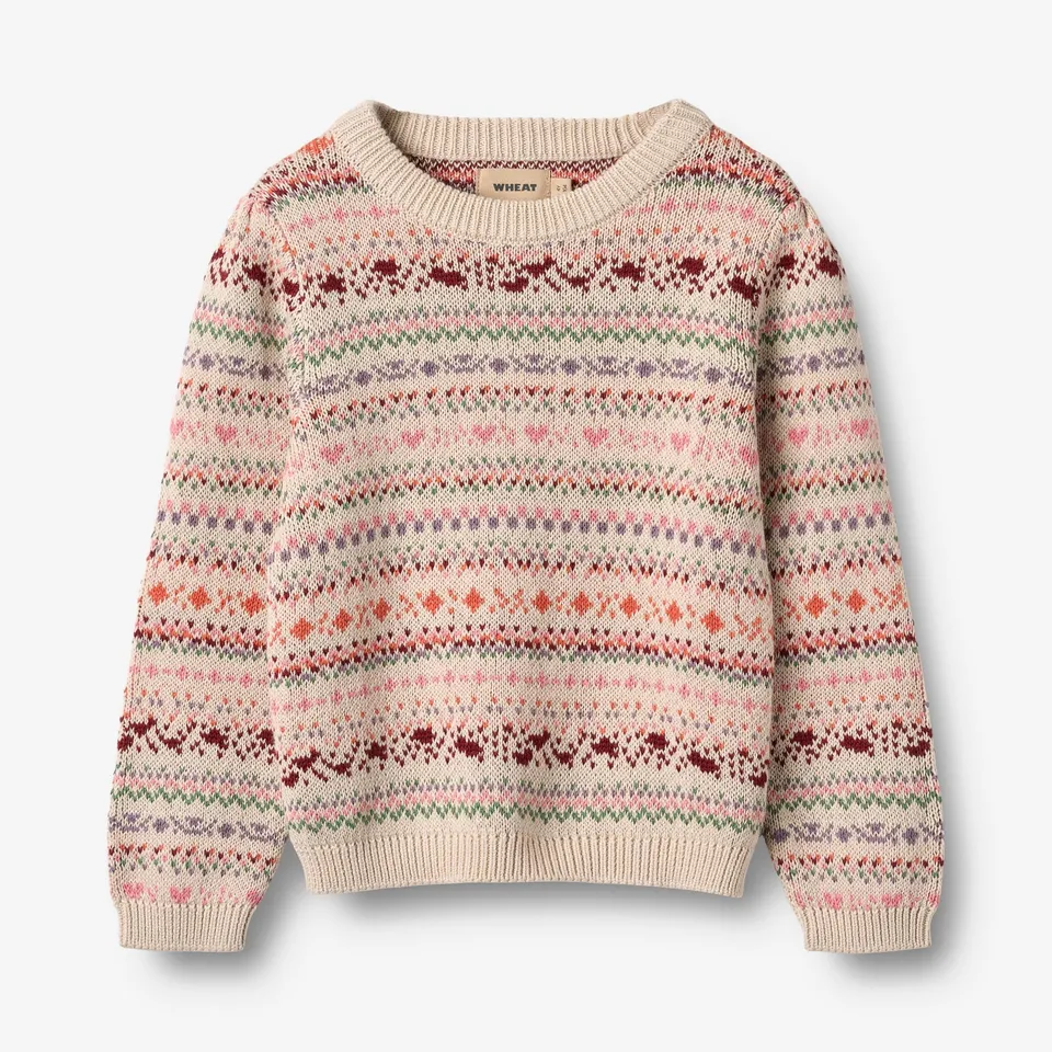 wheat-clothing-olga-pullover-multi-jacquard-bio-baumwolle image 1
