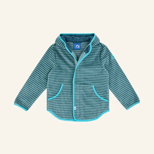 finkid-husky-lempi-sport-fleecejacke-deep-water-lava-110-120-zip-in image 1