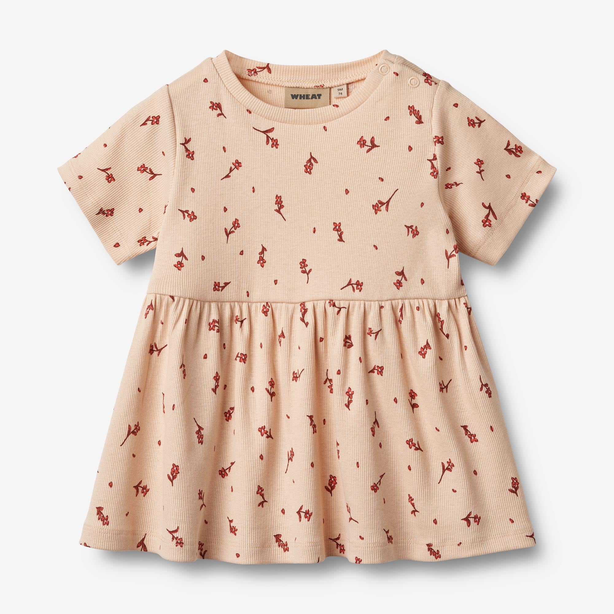 wheat-anna-jerseykleid-rose-water-flowers-bio image 1