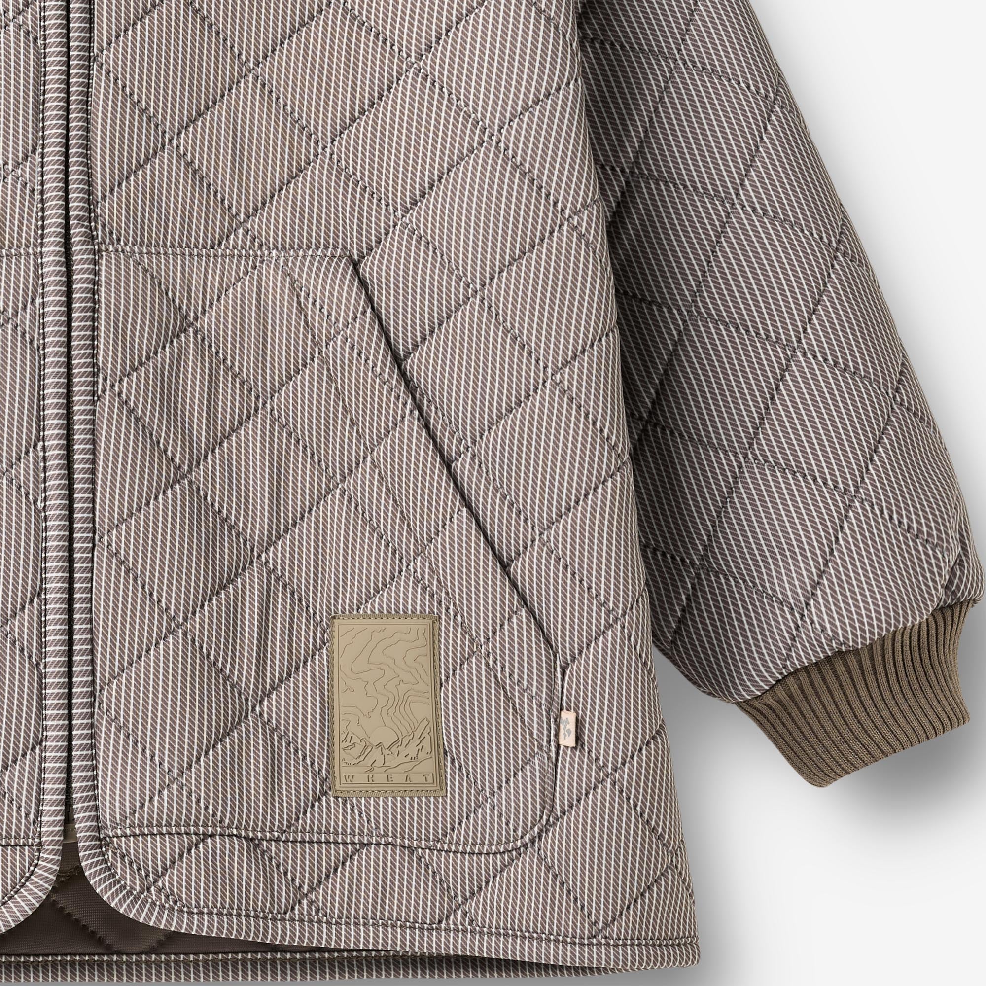 wheat-vando-thermo-jacke-brown-stripe-kinder image 5