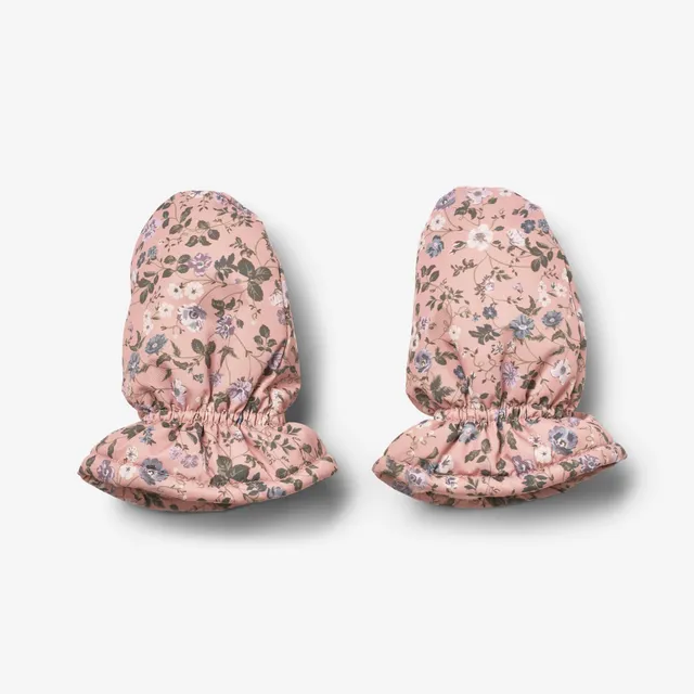 wheat-puffer-baby-mittens-muffu-f-ustlinge-rose-powder-flowers image 1