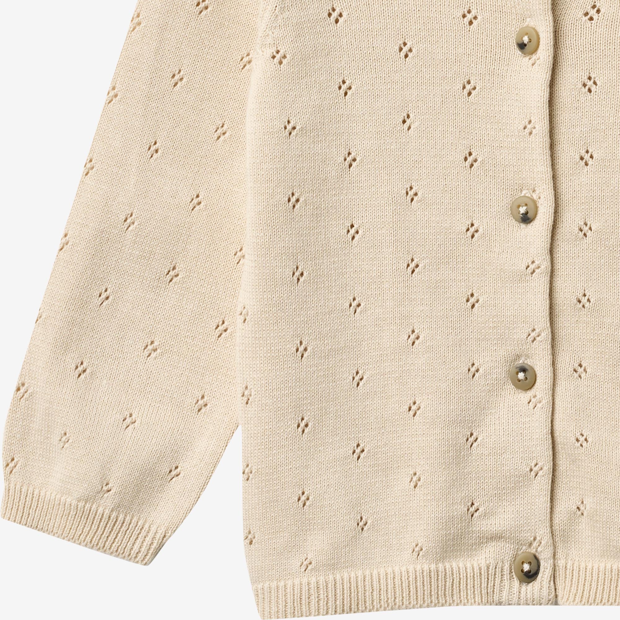 wheat-maia-baby-strickjacke-sandshell-bio-baumwolle image 6