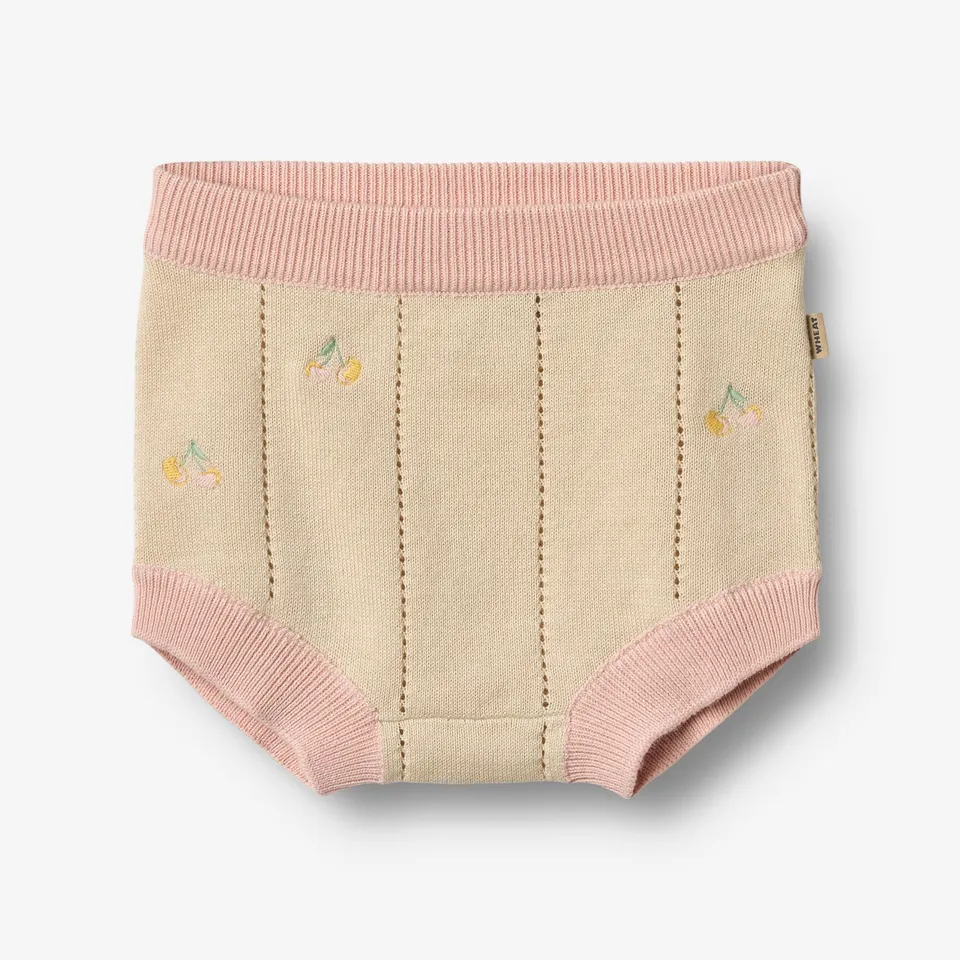 wheat-dua-strickshorts-baby-sandshell-aus-bio-baumwolle image 1