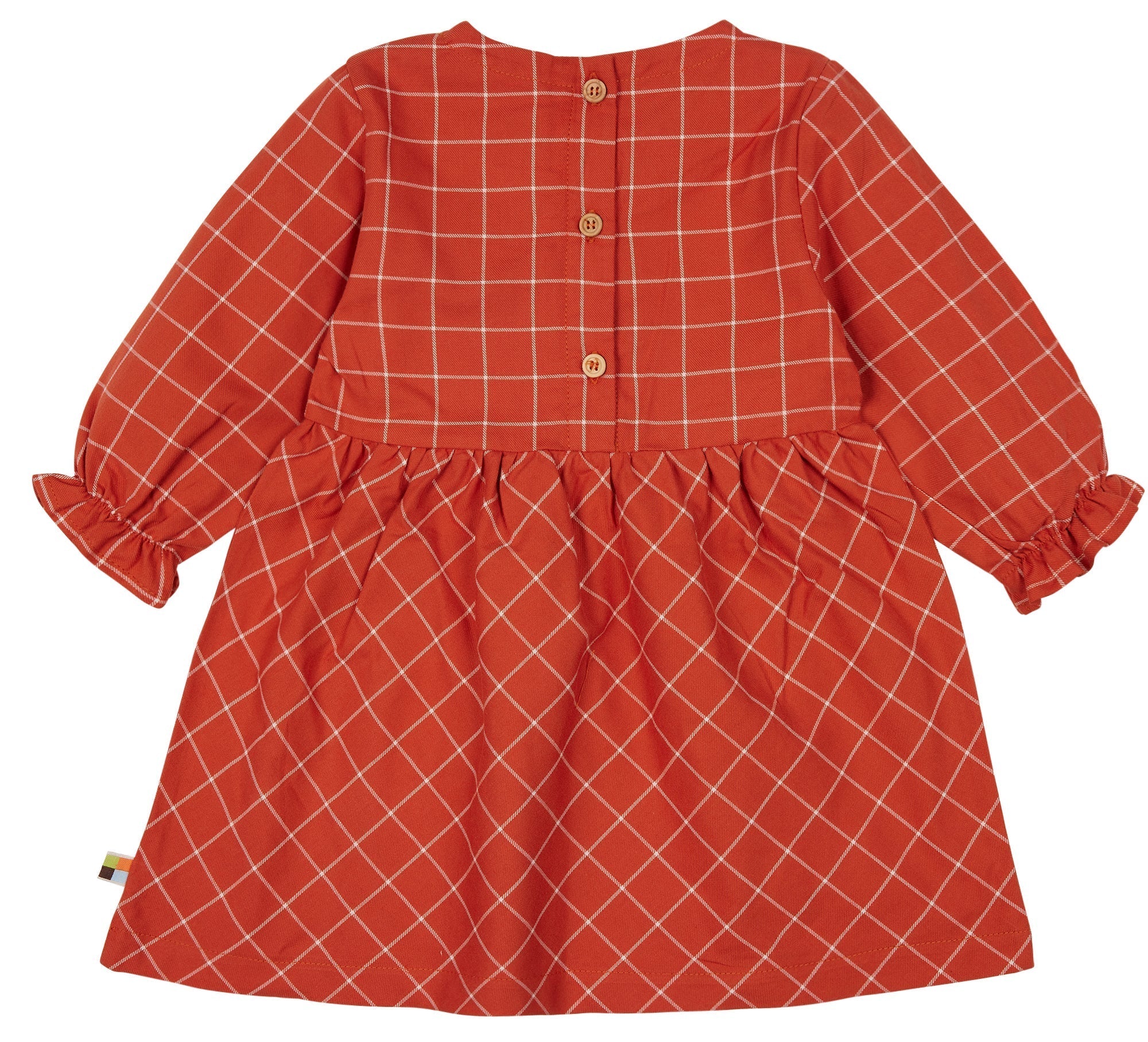 loud-proud-classics-karo-kleid-kinderkleid-cinnamon-kariert image 2