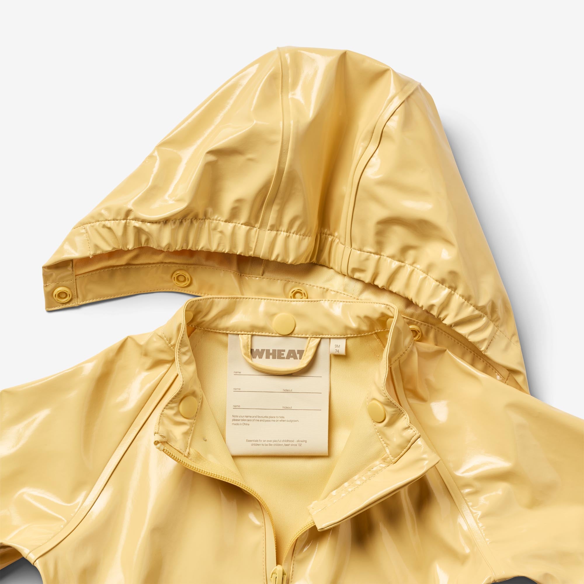 wheat-chardy-rainwear-yellow-baby-regenjacke-wasserdicht image 3