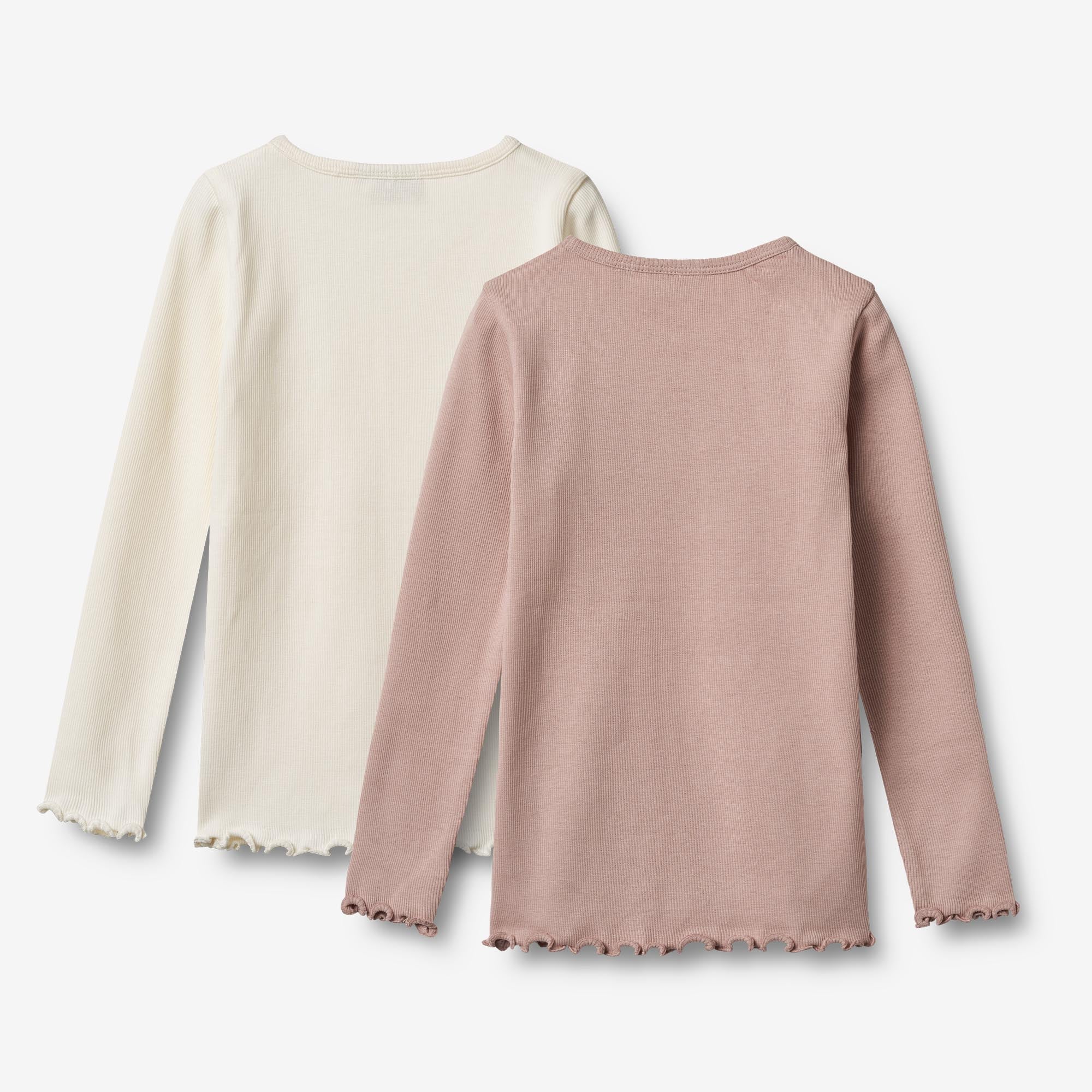 wheat-ida-rose-powder-langarmshirt-2er-pack-ripp-bio-98-152 image 2