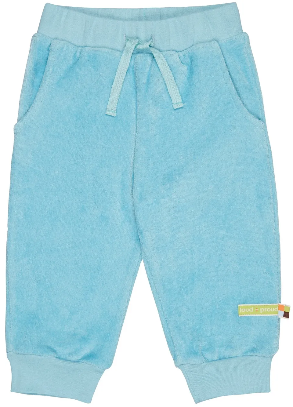 loud-proud-classics-hose-frottee-baby-lagoon-86-92-fisch-print image 1