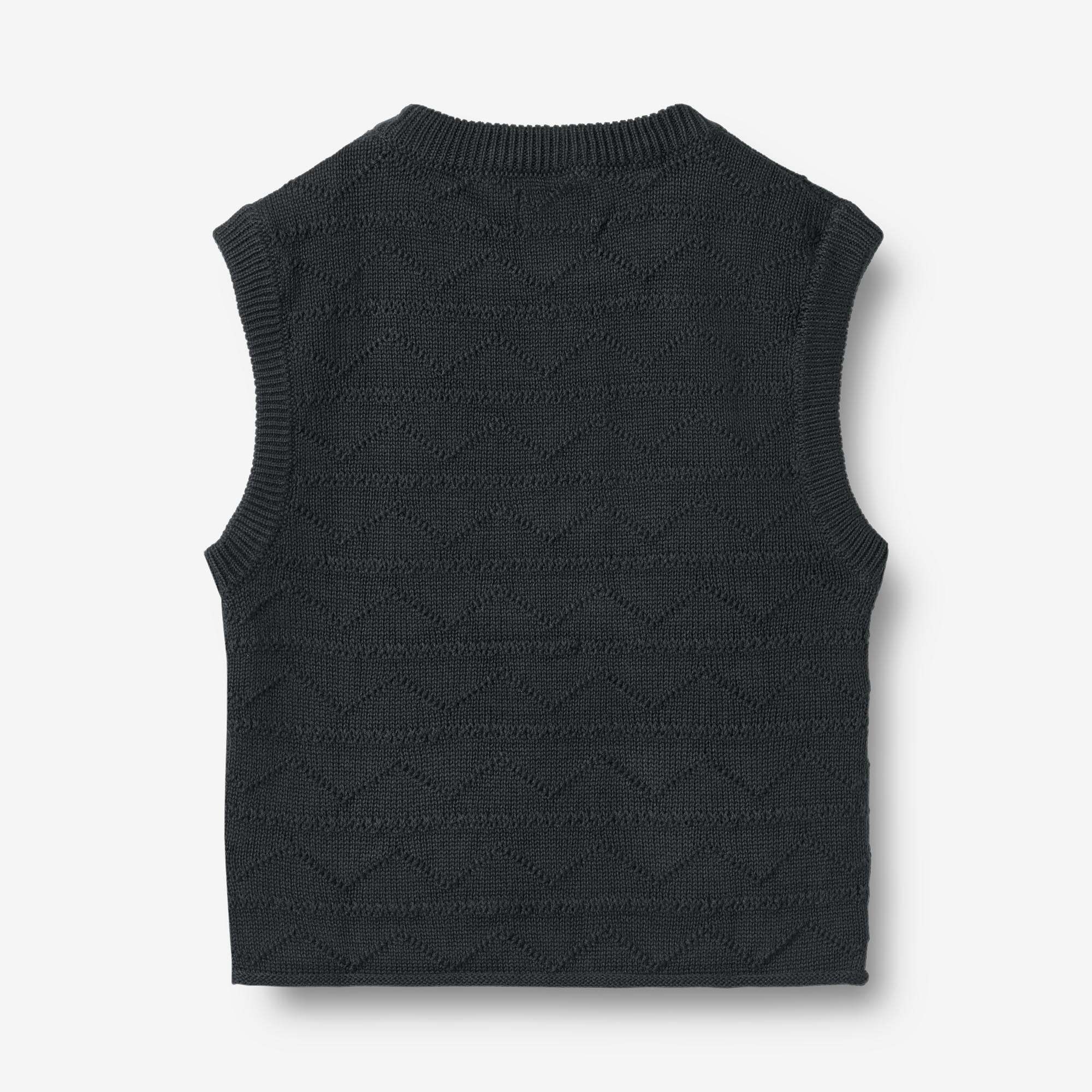 wheat-bobby-navy-strickweste-kinder-bio-baumwolle image 2