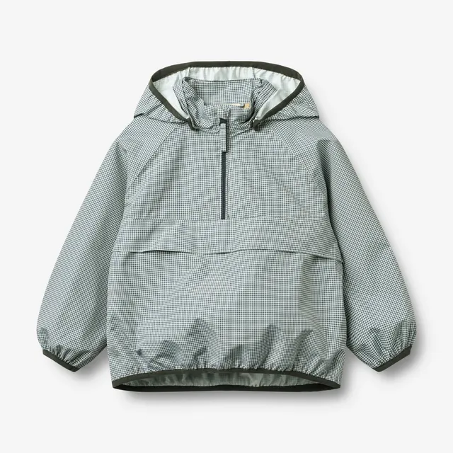 wheat-skyen-shell-jacket-jacke-blue-check-leicht image 1