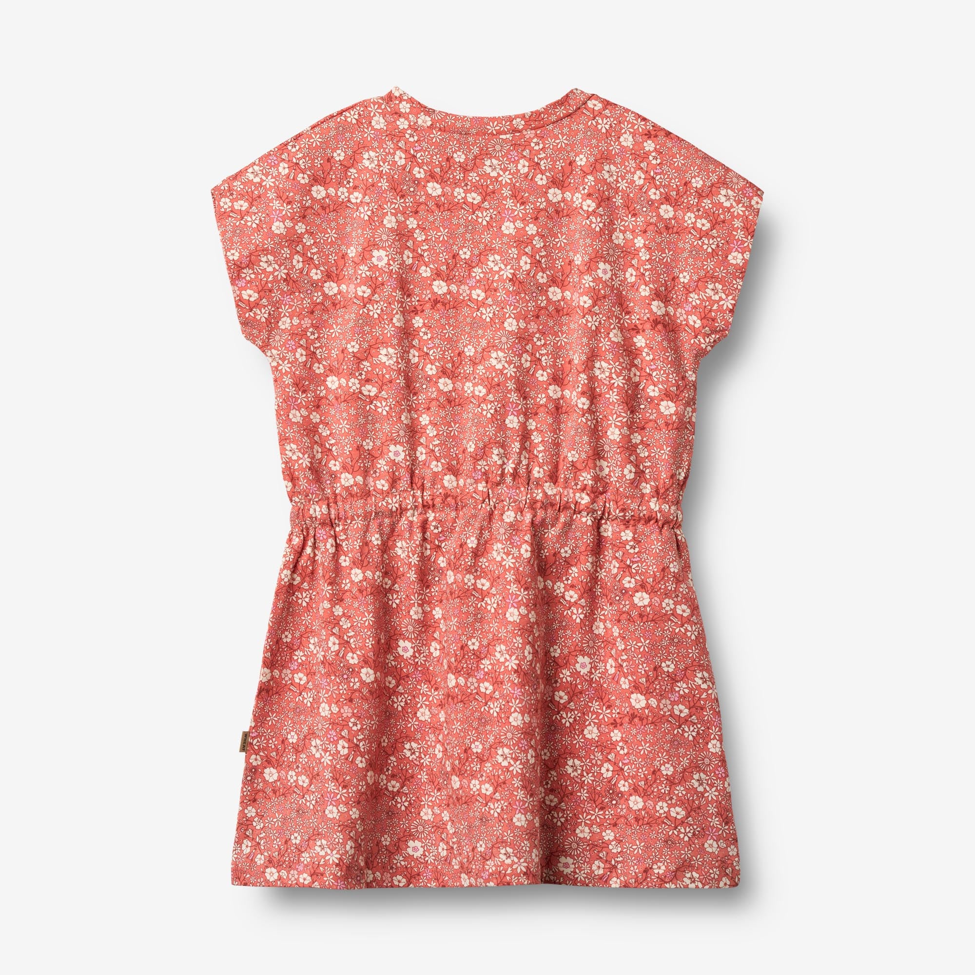 wheat-jerseykleid-maribel-coral-flowers-sommerkleid-m-dchen-bio image 3