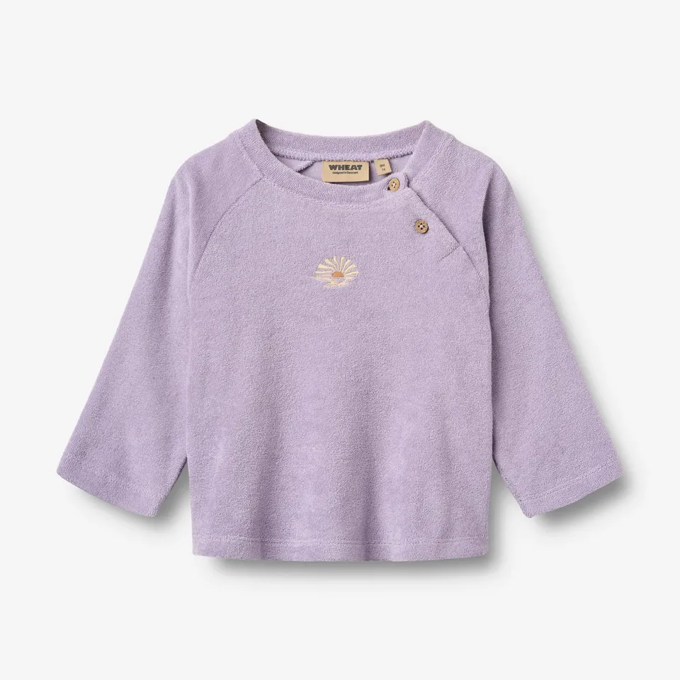 wheat-darrin-langarmshirt-warm-cosmic-lilac-bio-baumwolle-baby image 1