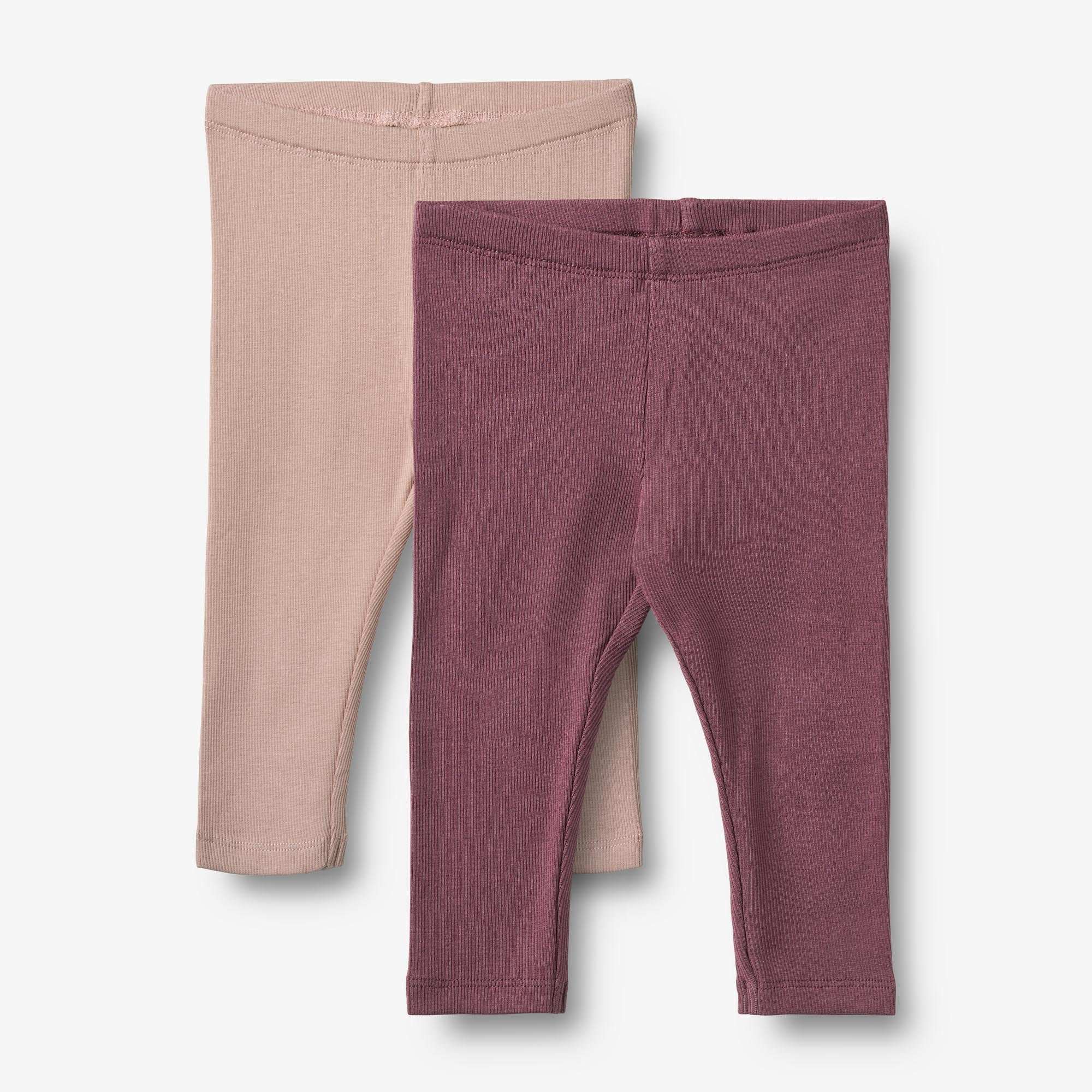 wheat-jules-leggings-eggplant-bio-2er-pack-baby image 1