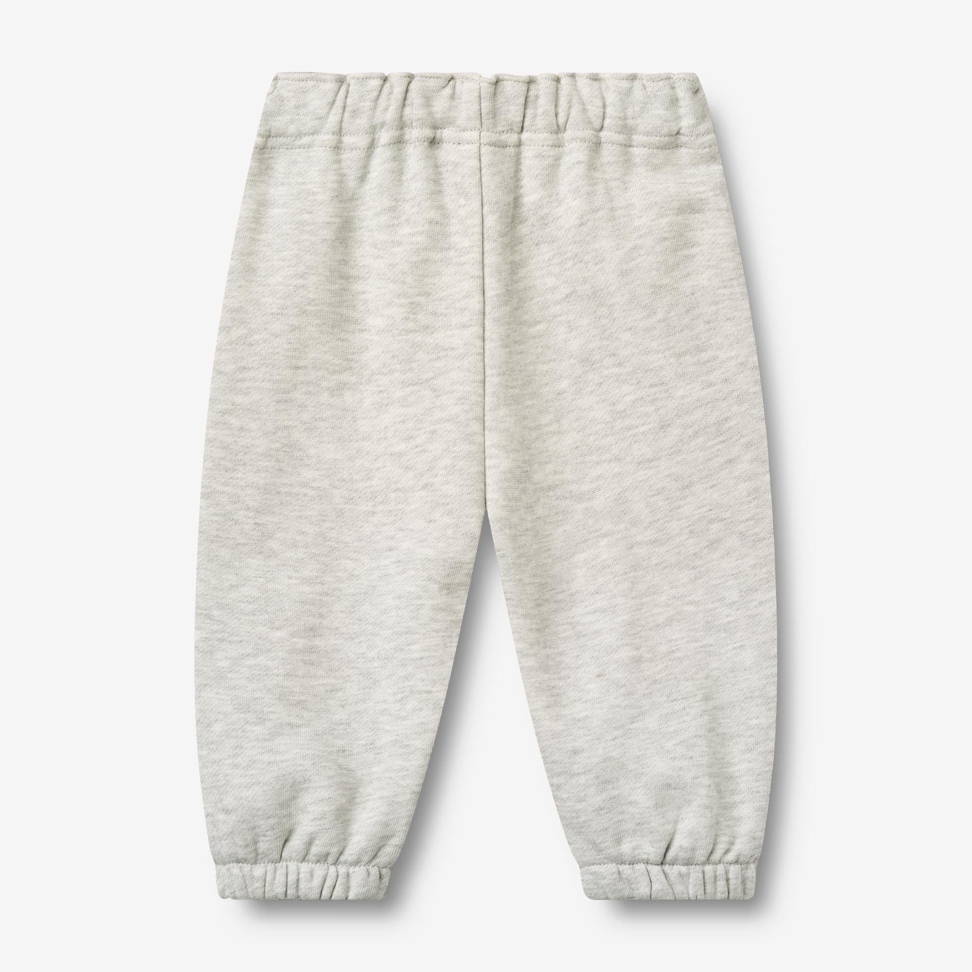 wheat-cruz-baby-sweathose-light-melange-grey-bio image 2