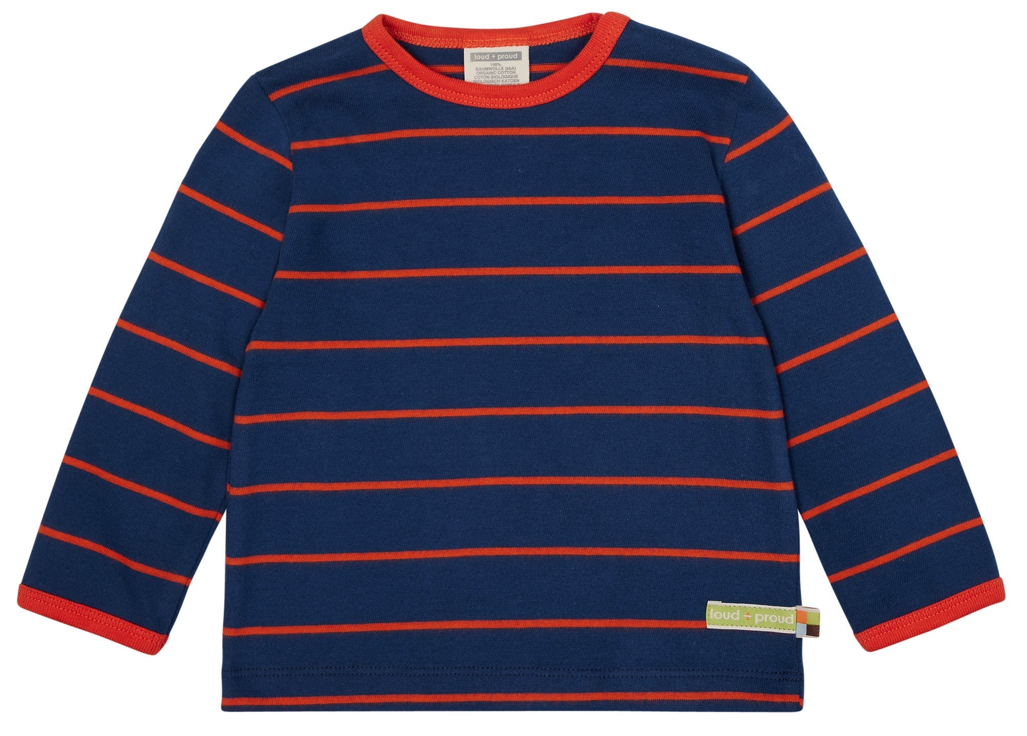 loud-proud-classics-shirt-streifen-peach-62-68 image 3