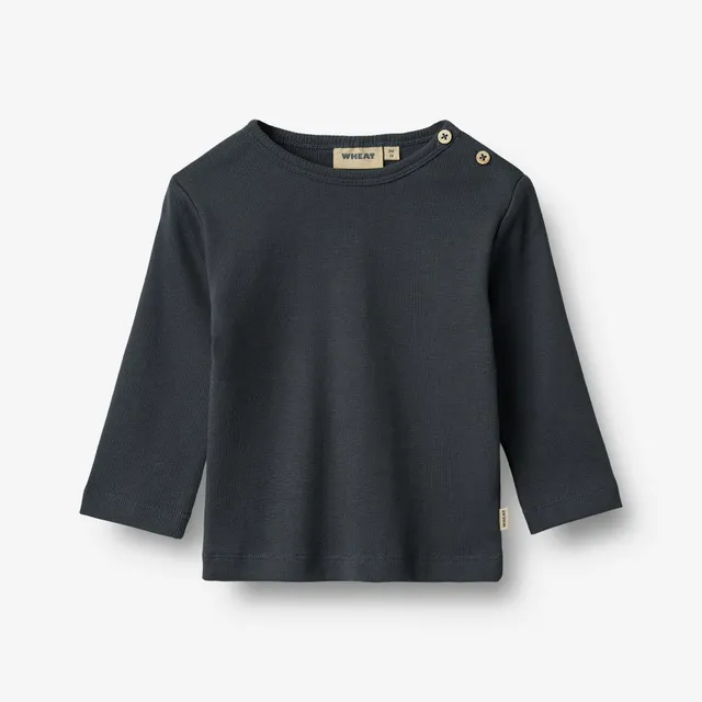 wheat-milo-langarmshirt-navy-bio-baumwolle-baby image 1