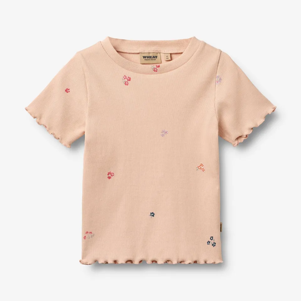wheat-t-shirt-alicia-rose-flowers-m-dchen-shirt-bio image 1