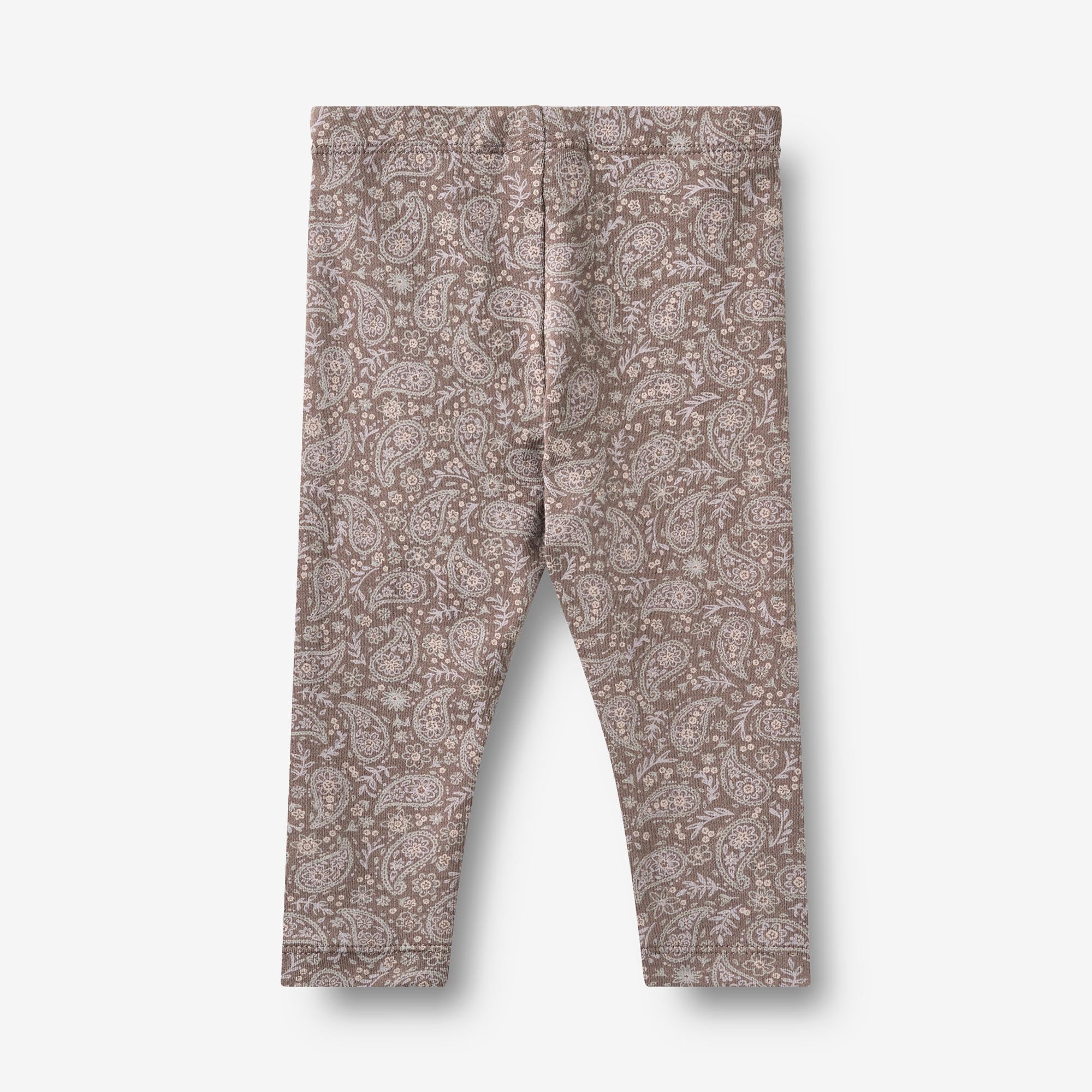 wheat-jules-leggings-purple-plum-paisley-baby-bio-baumwolle image 2
