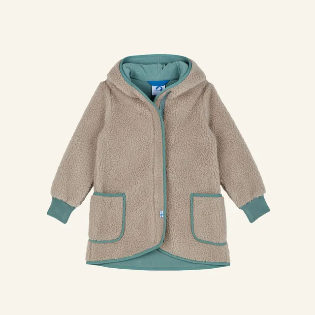 finkid-husky-lammu-teddyfleece-jacke-pebble-trellis-zip-in image 1