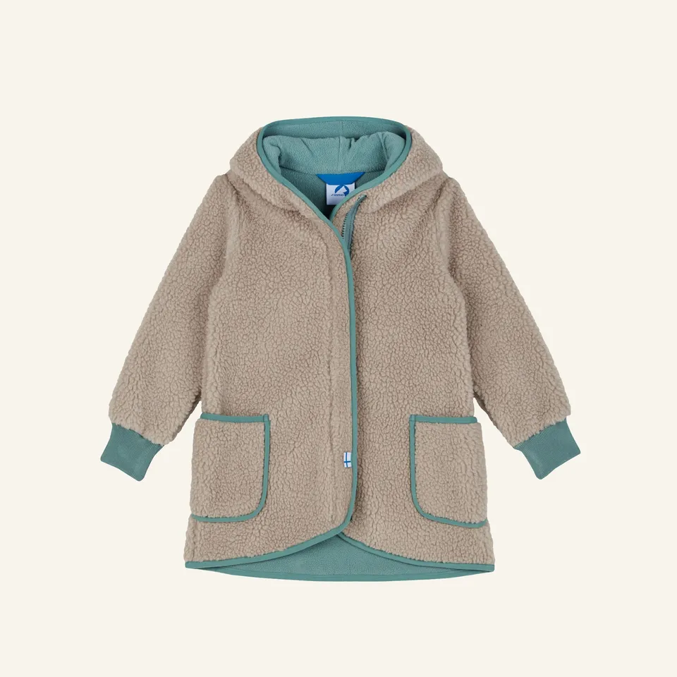 finkid-husky-lammu-teddyfleece-jacke-pebble-trellis-zip-in image 1