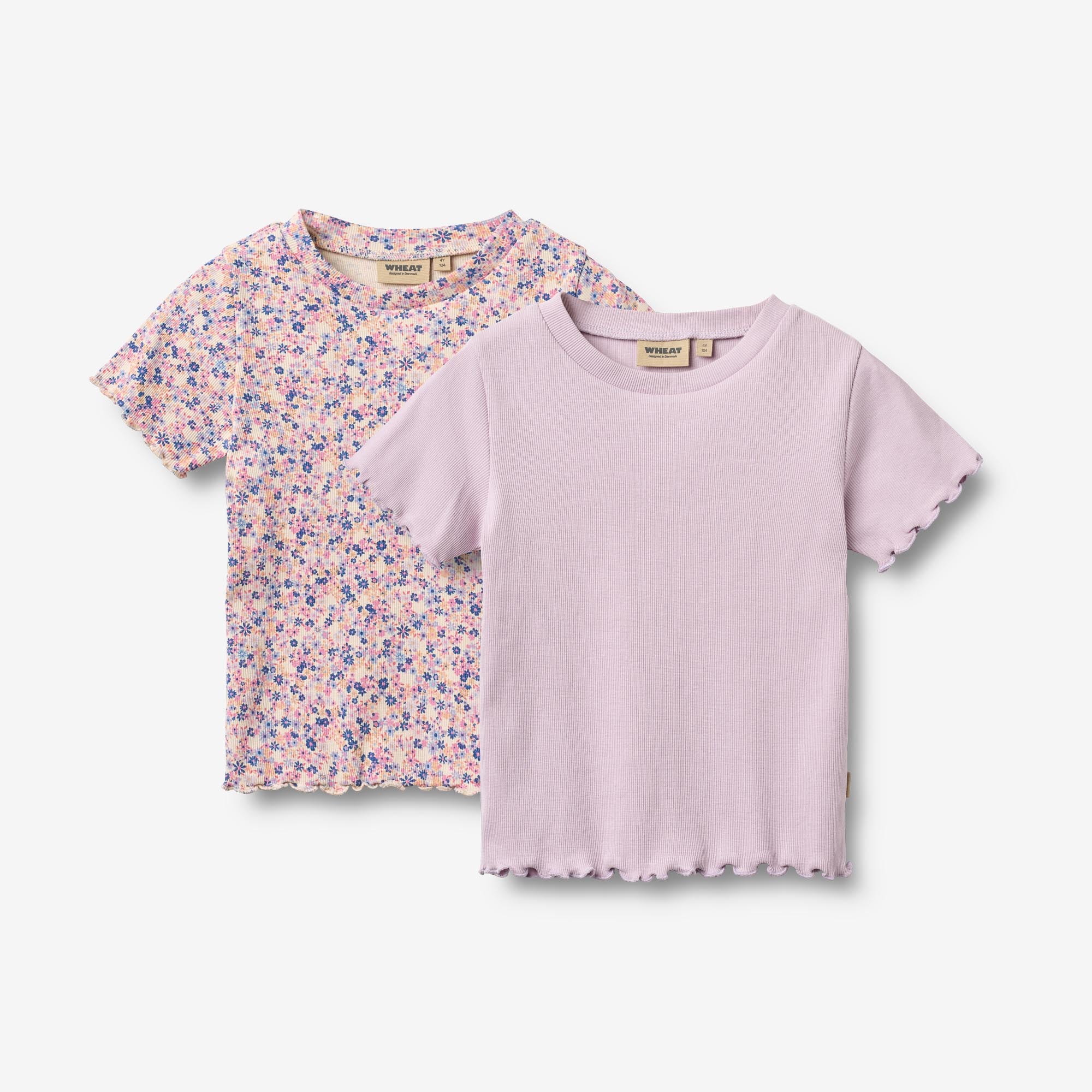 wheat-alicia-ripp-t-shirt-2er-pack-pink-blue-flowers image 1