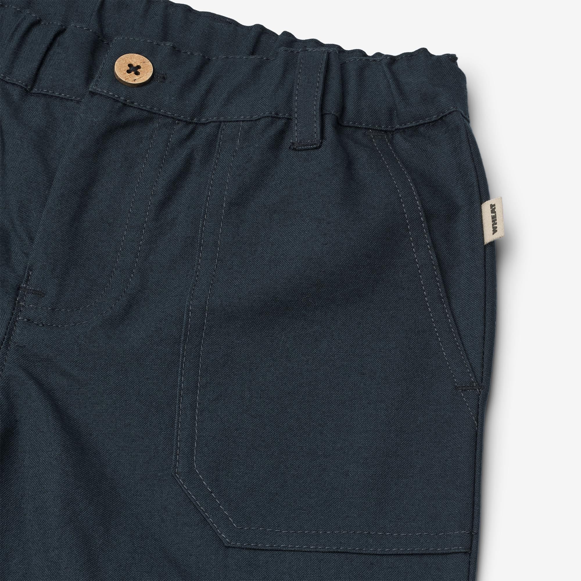 wheat-egon-hose-kinder-navy-bio-baumwolle-gr-98-152 image 3