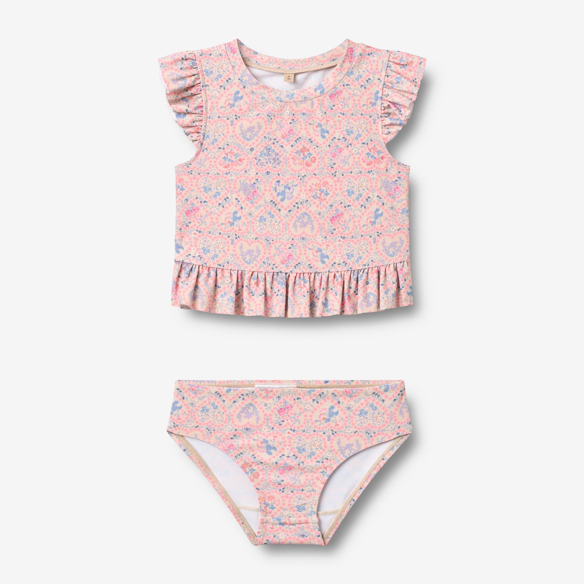 wheat-alma-bikini-pink-heart-flowers-zweiteiler-uv-40 image 1
