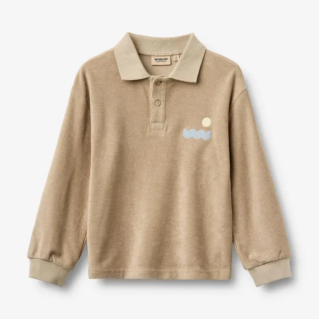 wheat-terry-polo-shirt-l-s-theodor-polo-sand-stone-bio image 1