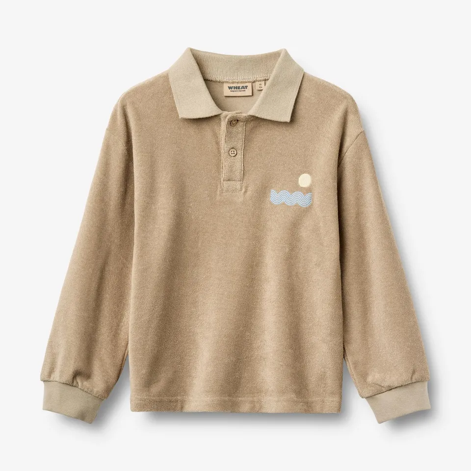 wheat-terry-polo-shirt-l-s-theodor-polo-sand-stone-bio image 1