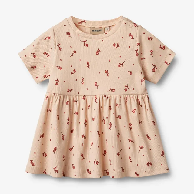 wheat-anna-jerseykleid-rose-water-flowers-bio image 1