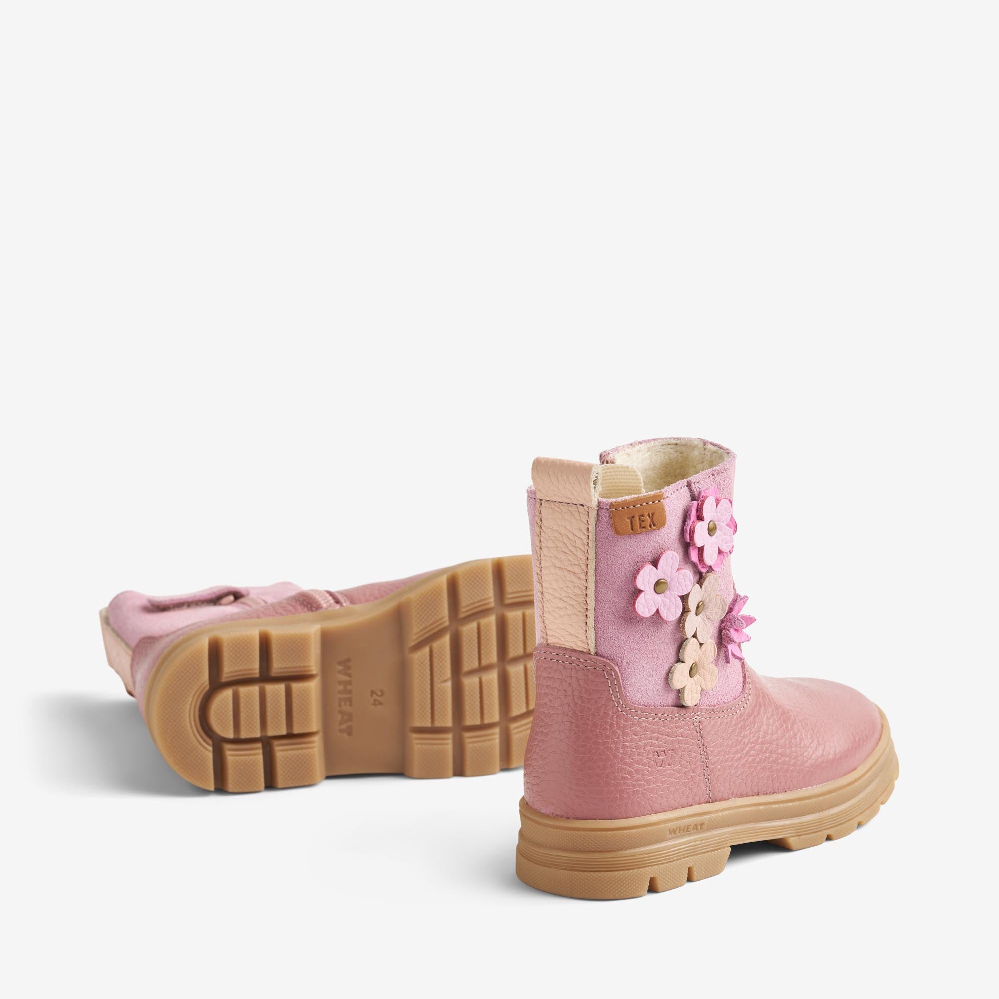 wheat-carmen-tex-winterboot-berry-cream-leder image 2