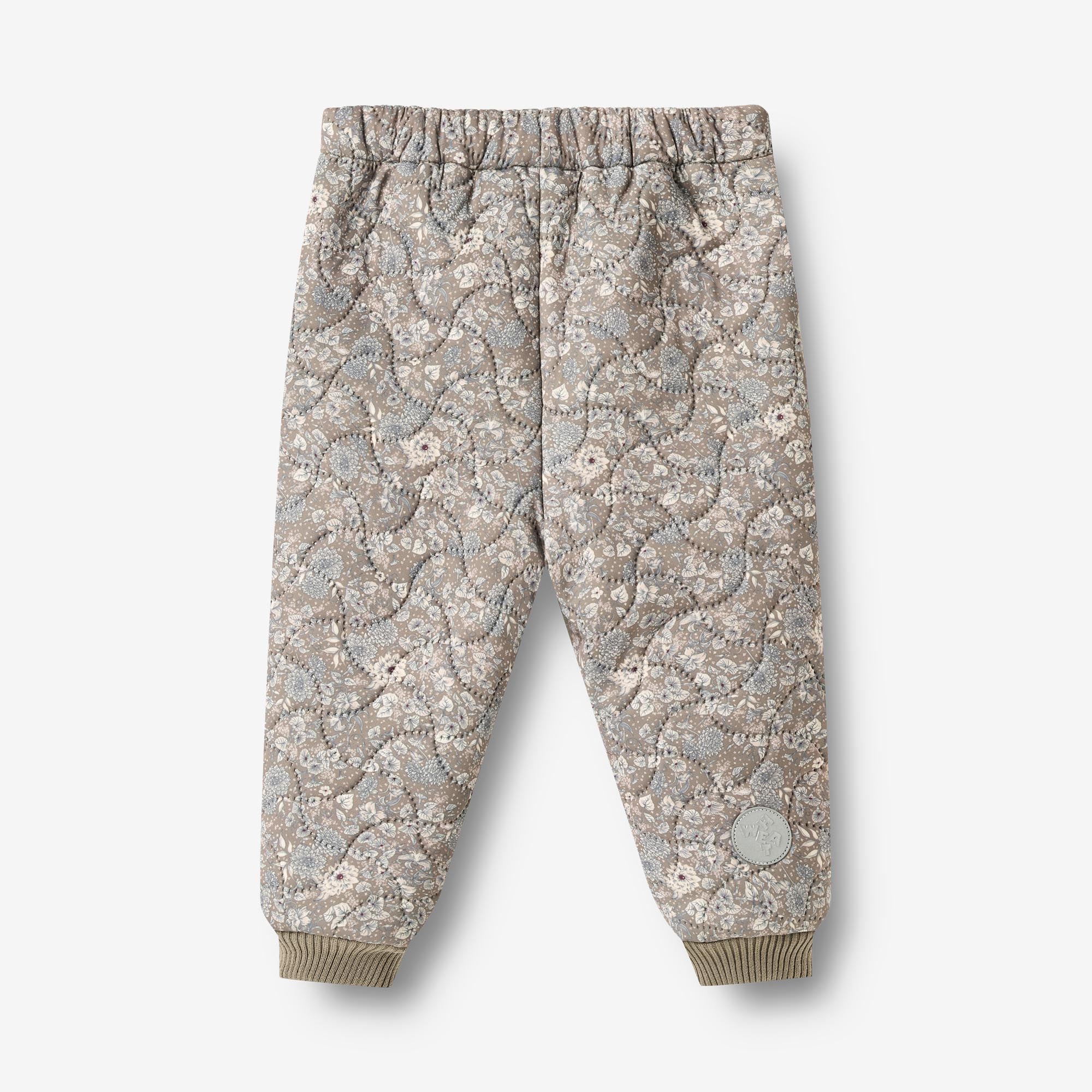 wheat-alex-thermohose-baby-grey-stone-flowers image 2