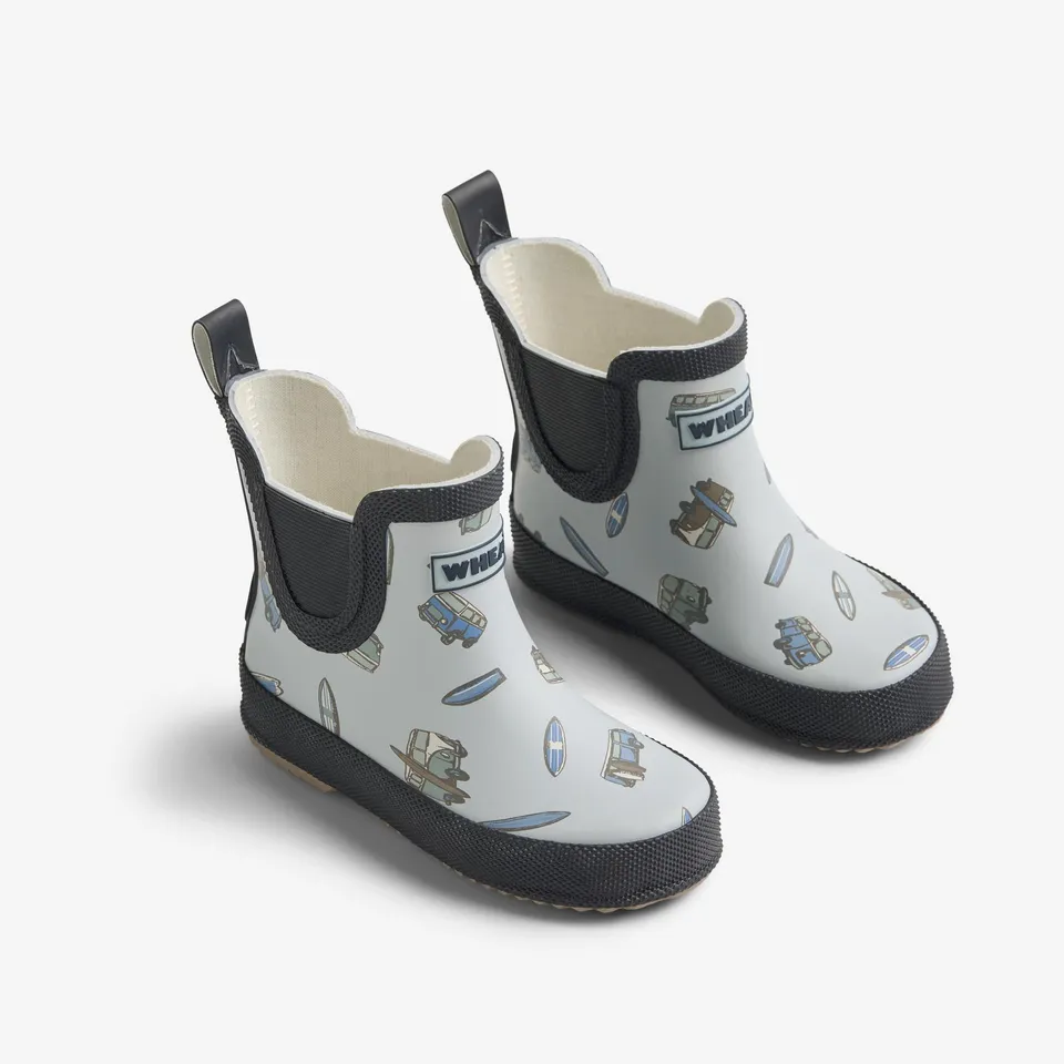 wheat-beta-gummistiefel-kurz-surf-life-naturkautschuk image 1