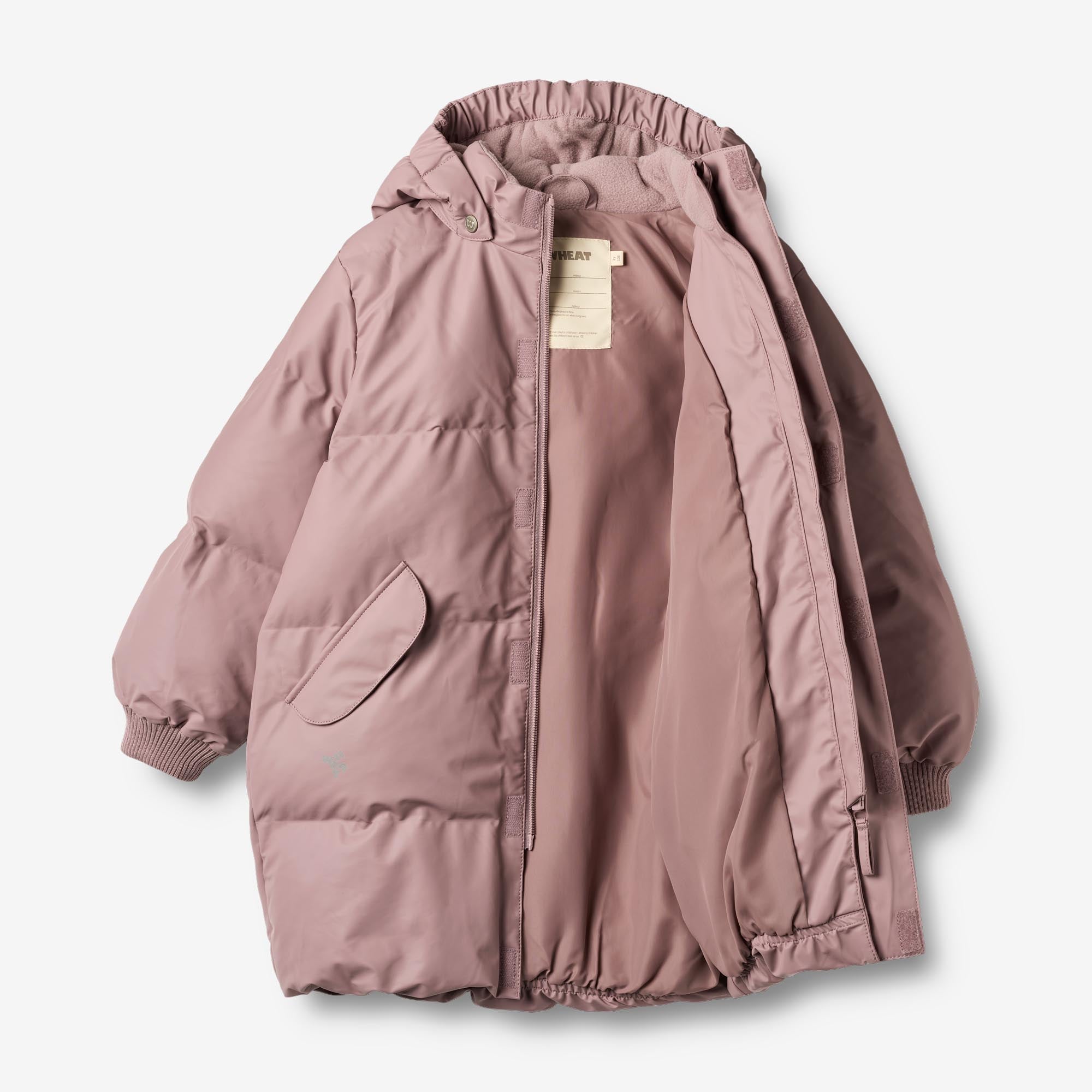 wheat-coast-pu-puffer-jacke-kinder-dusty-lavender-wasserdicht image 4
