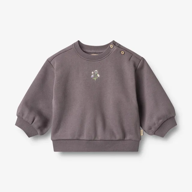 wheat-eliza-baby-sweatshirt-pullover-lila-bio-baumwolle image 1