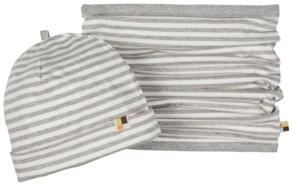 loud-proud-classics-set-m-tze-schlauchschal-grey-62-68 image 1