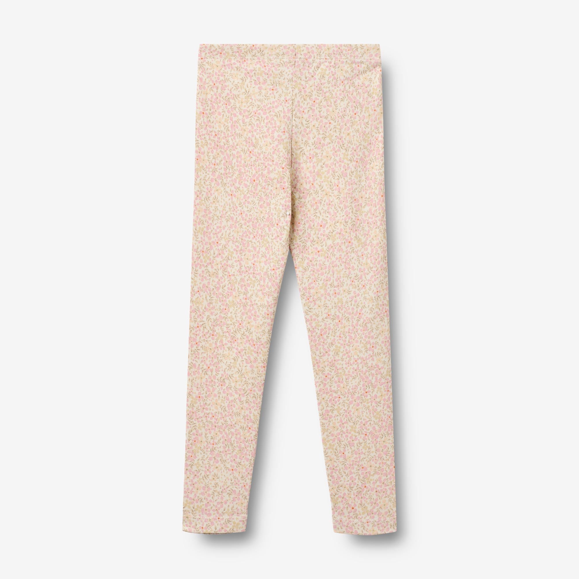 wheat-jules-jersey-leggings-coral-flowers-bio-baumwolle image 2