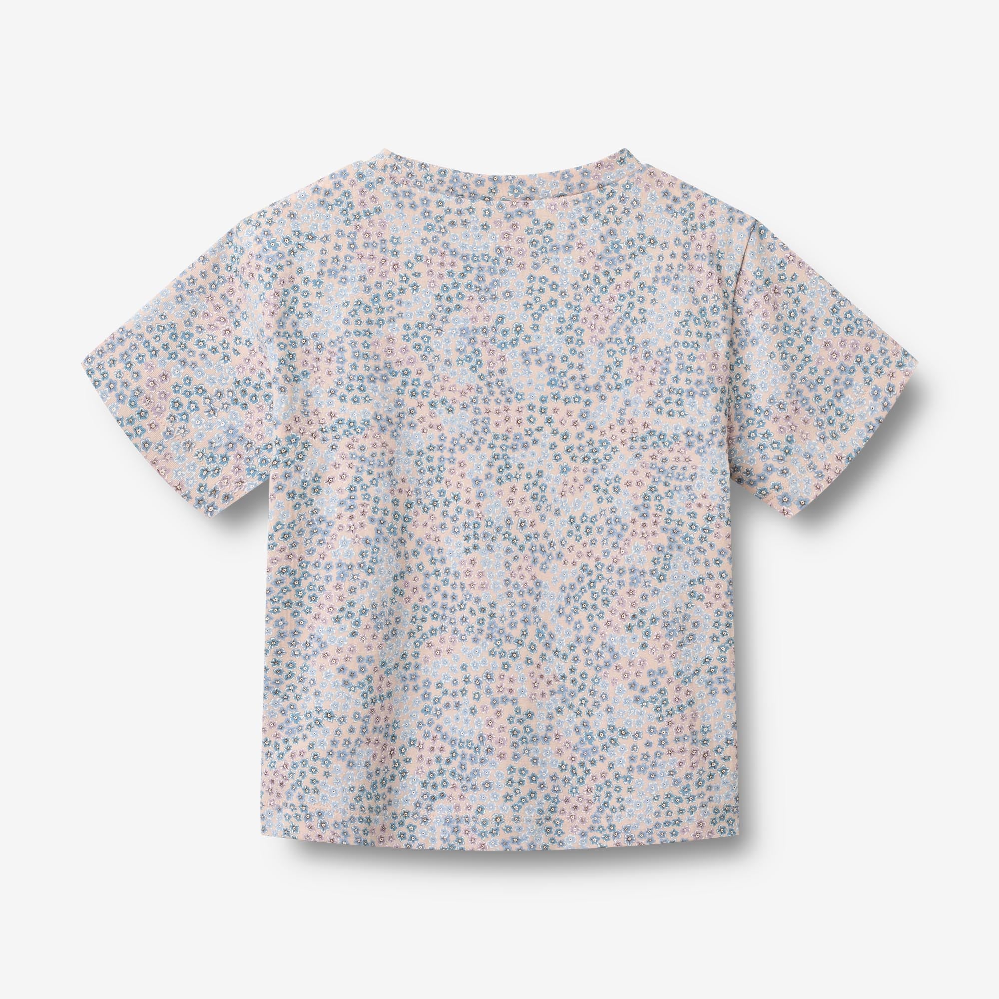 wheat-ella-t-shirt-powder-blue-flowers-m-dchen-kurzarm image 2