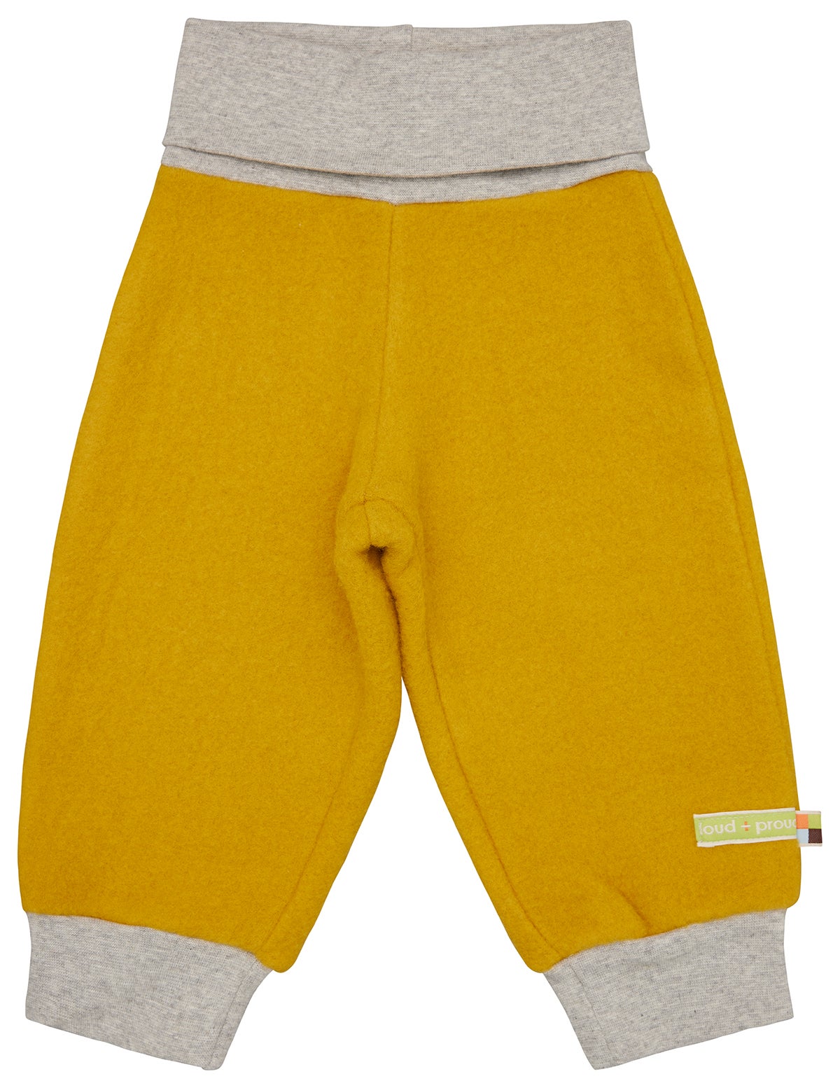 loud-proud-classics-wollfleece-hose-curry-98-104-bio-wolle image 4