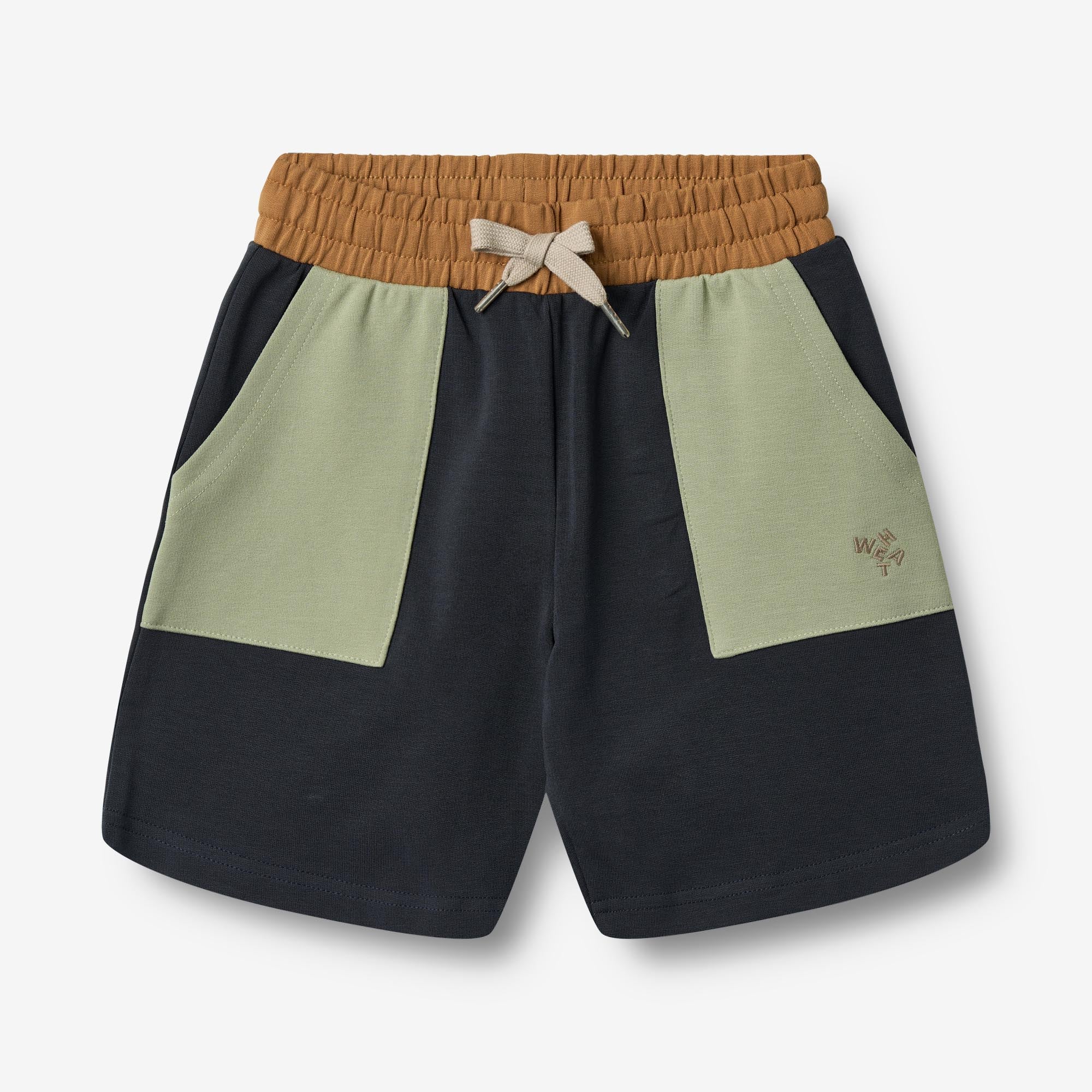 wheat-elmo-sweatshorts-navy-bio-baumwolle-gr-122 image 1