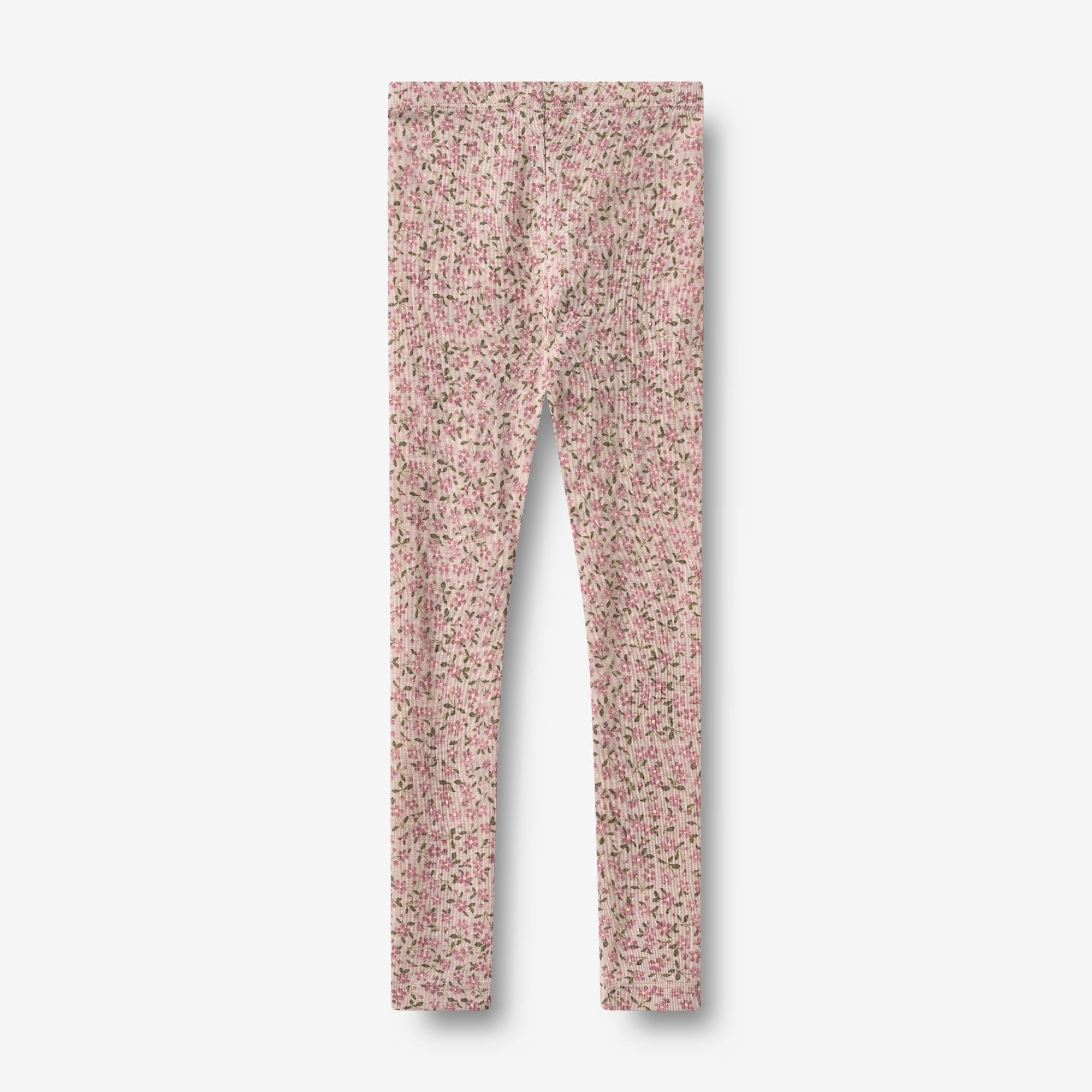 wheat-agi-wollleggings-pale-lilac-flowers-merino image 2
