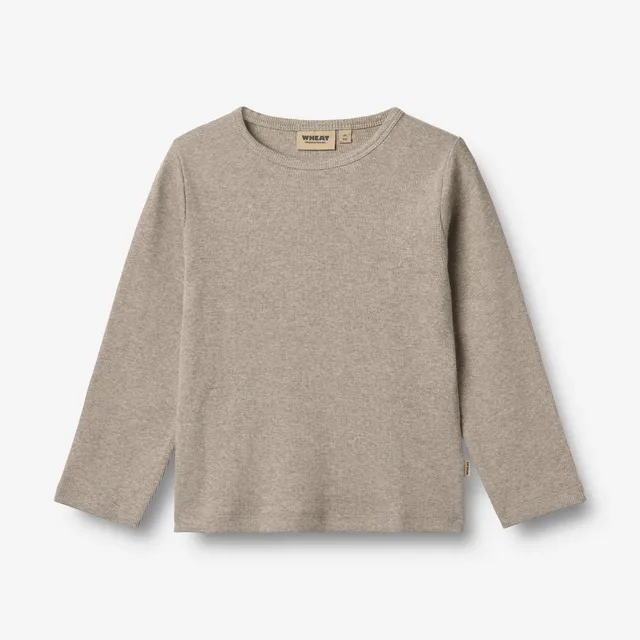wheat-milo-shirt-langarm-gravel-melange-m-dchen-jersey image 1
