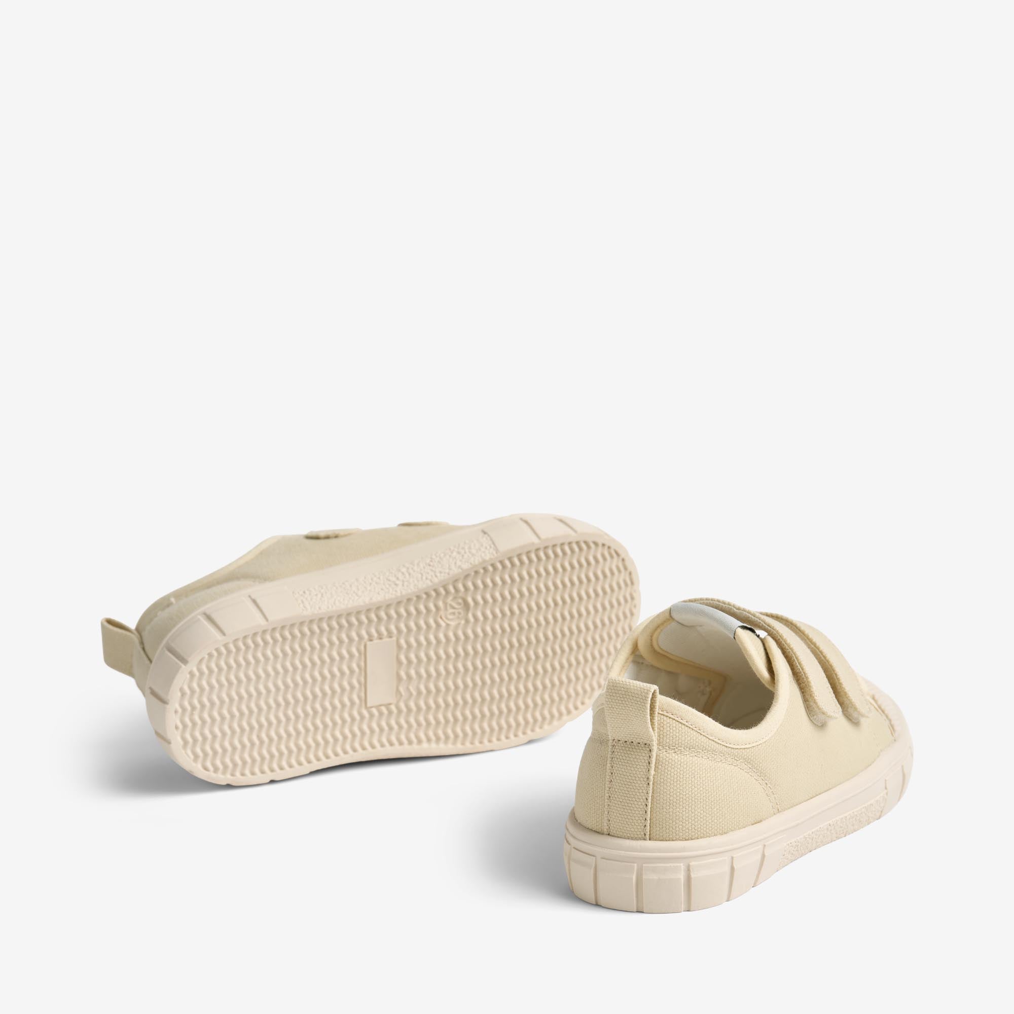 wheat-bobbie-sneaker-off-white-canvas-klett image 3